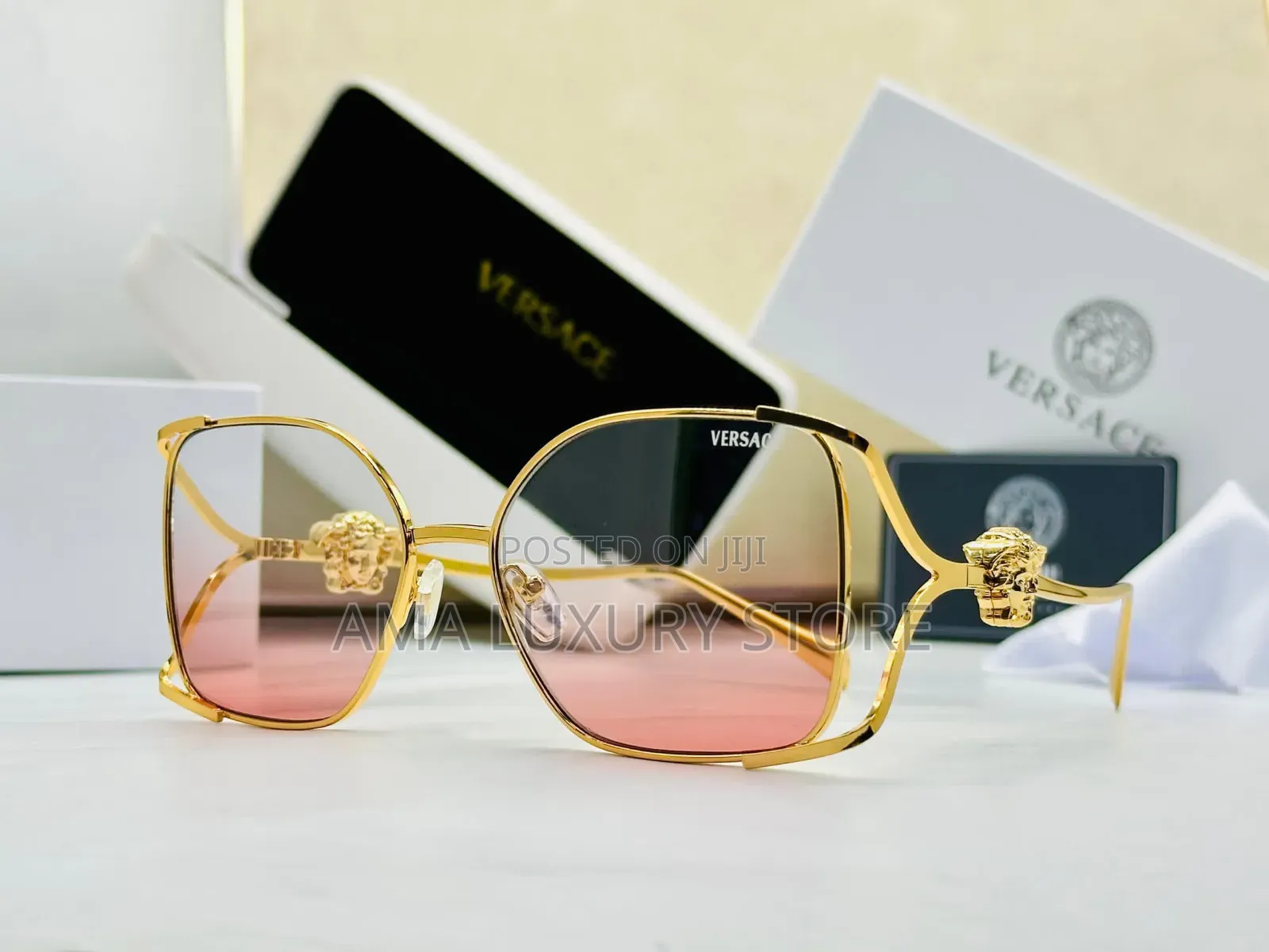Versace Luxury Female Designer Glasses – Stylish Premium Quality