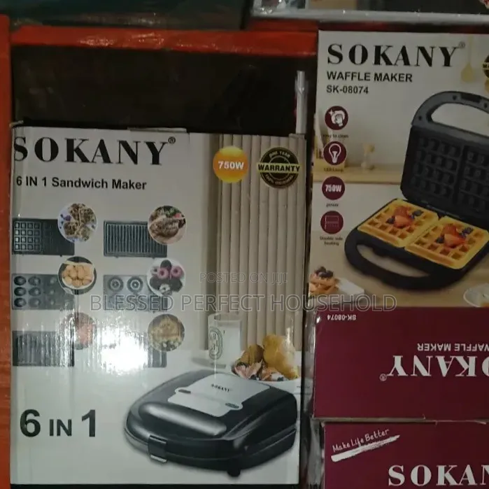 6in1 Sokany Sandwich Maker