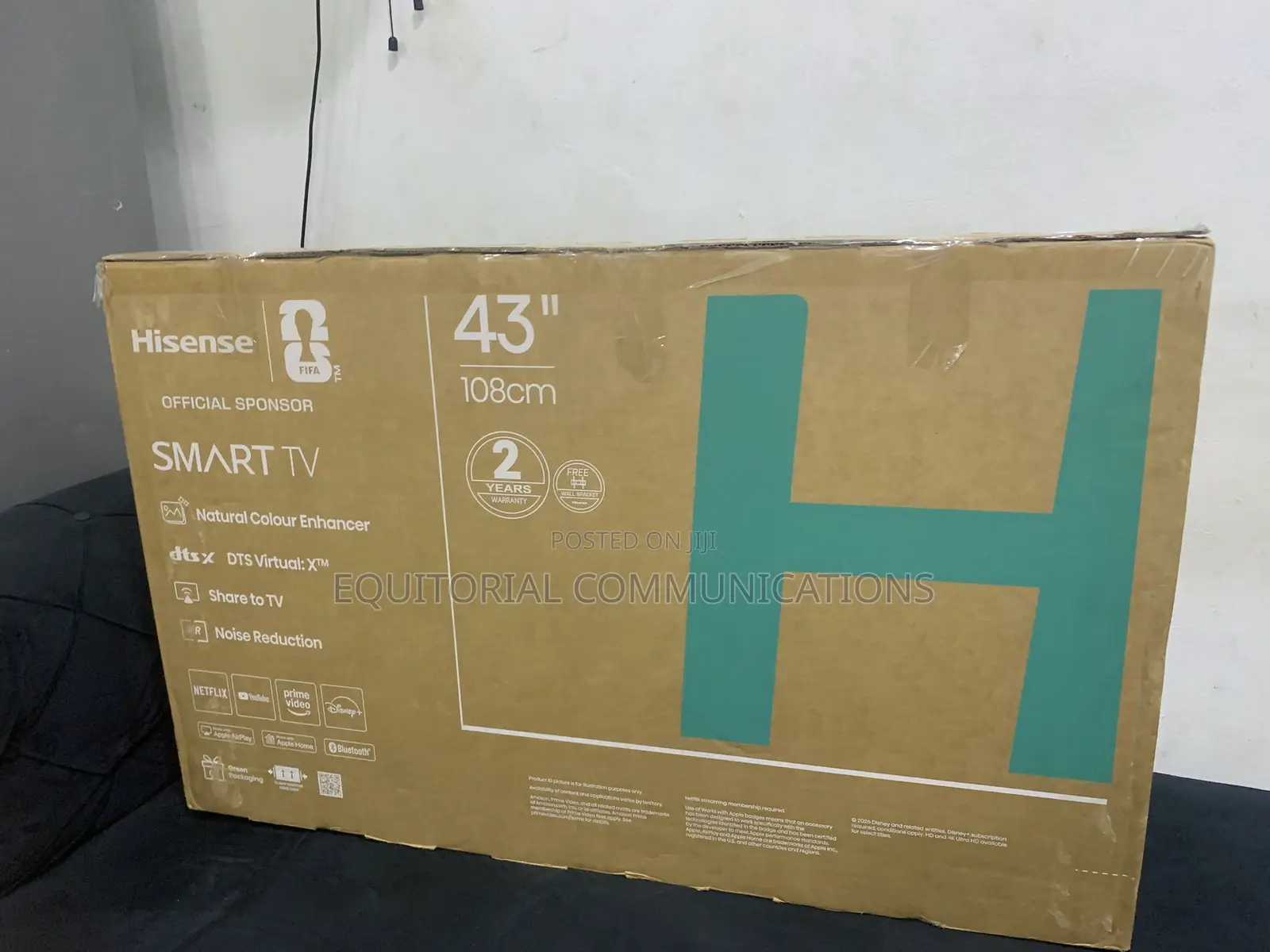 Hisense 43A4S –43inch Smart TV With Rich Sound and Clear Picture