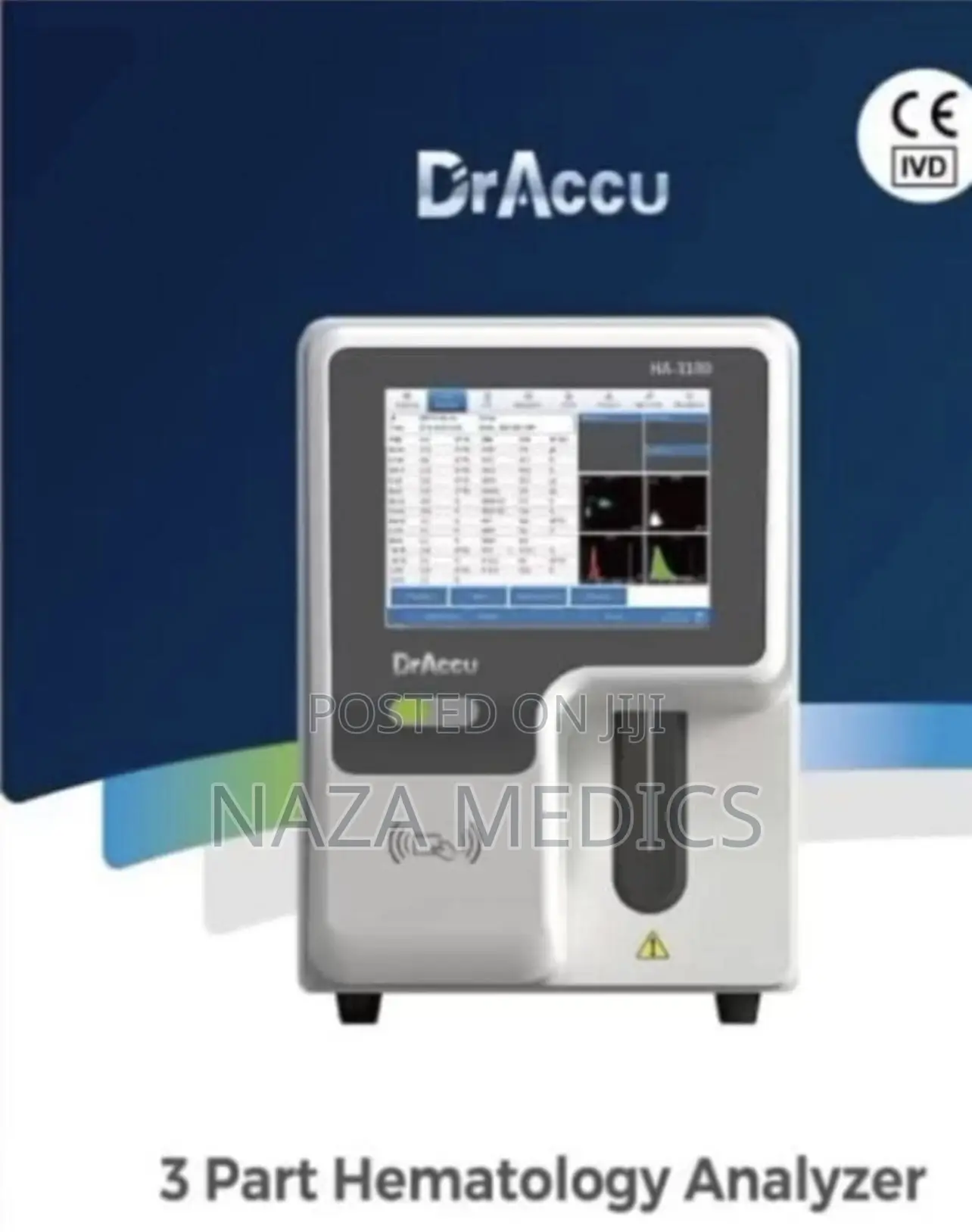 Dr Accu 3 Parts Haematology Analyzer