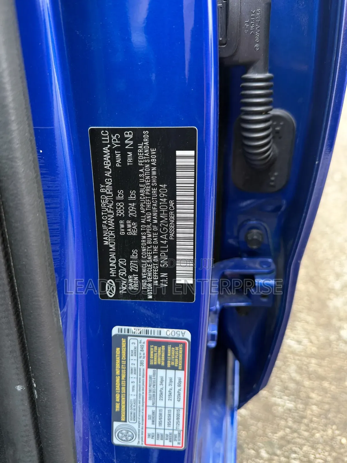 Hyundai Elantra 2021 Blue