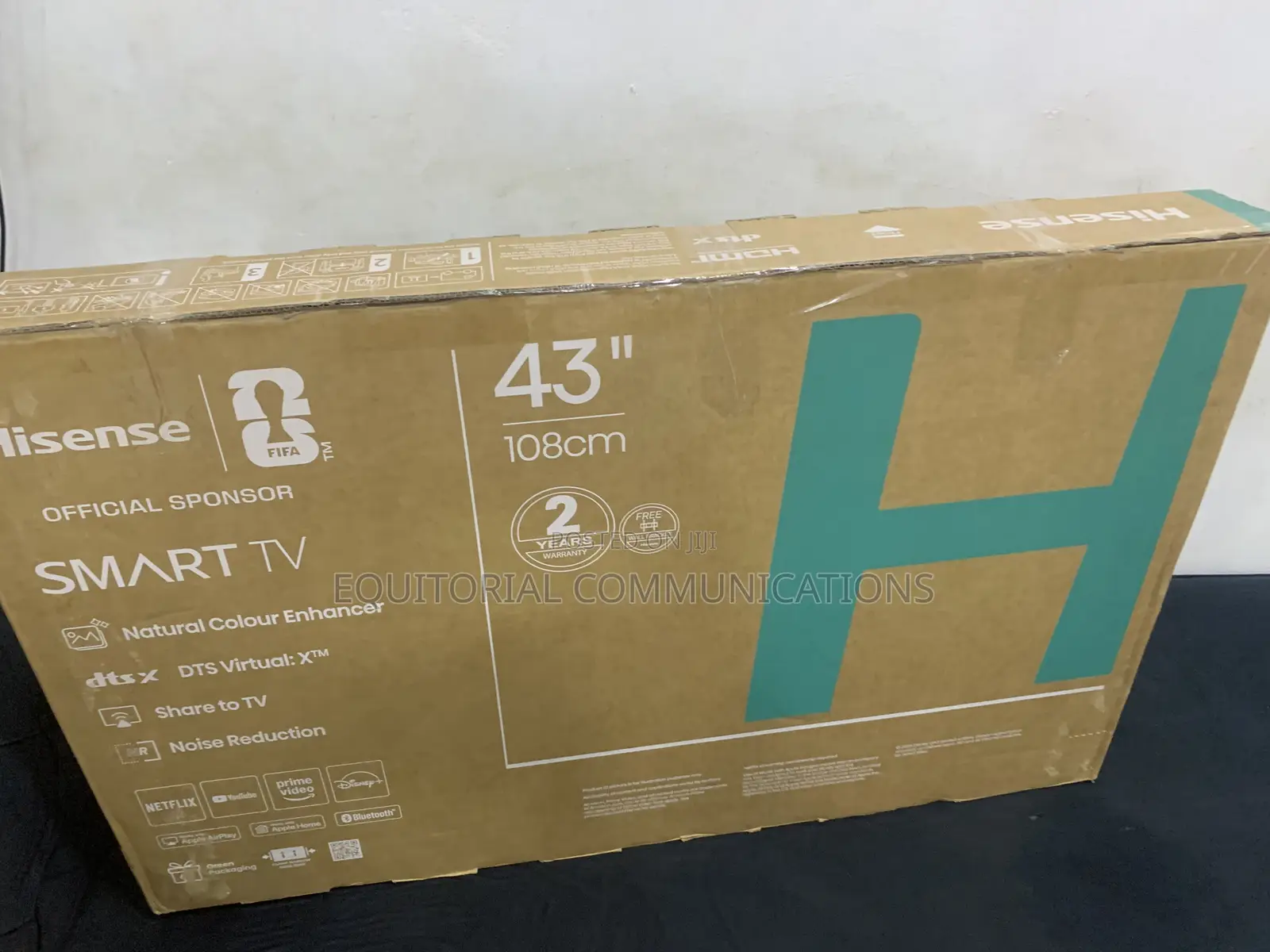 Hisense 43-Inch Smart TV With Wi-Fi and HDMI Connectivity