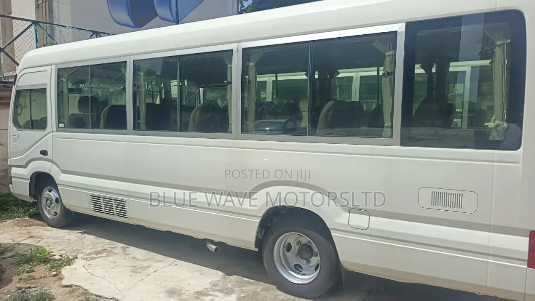 New Toyota Coaster 2025 White