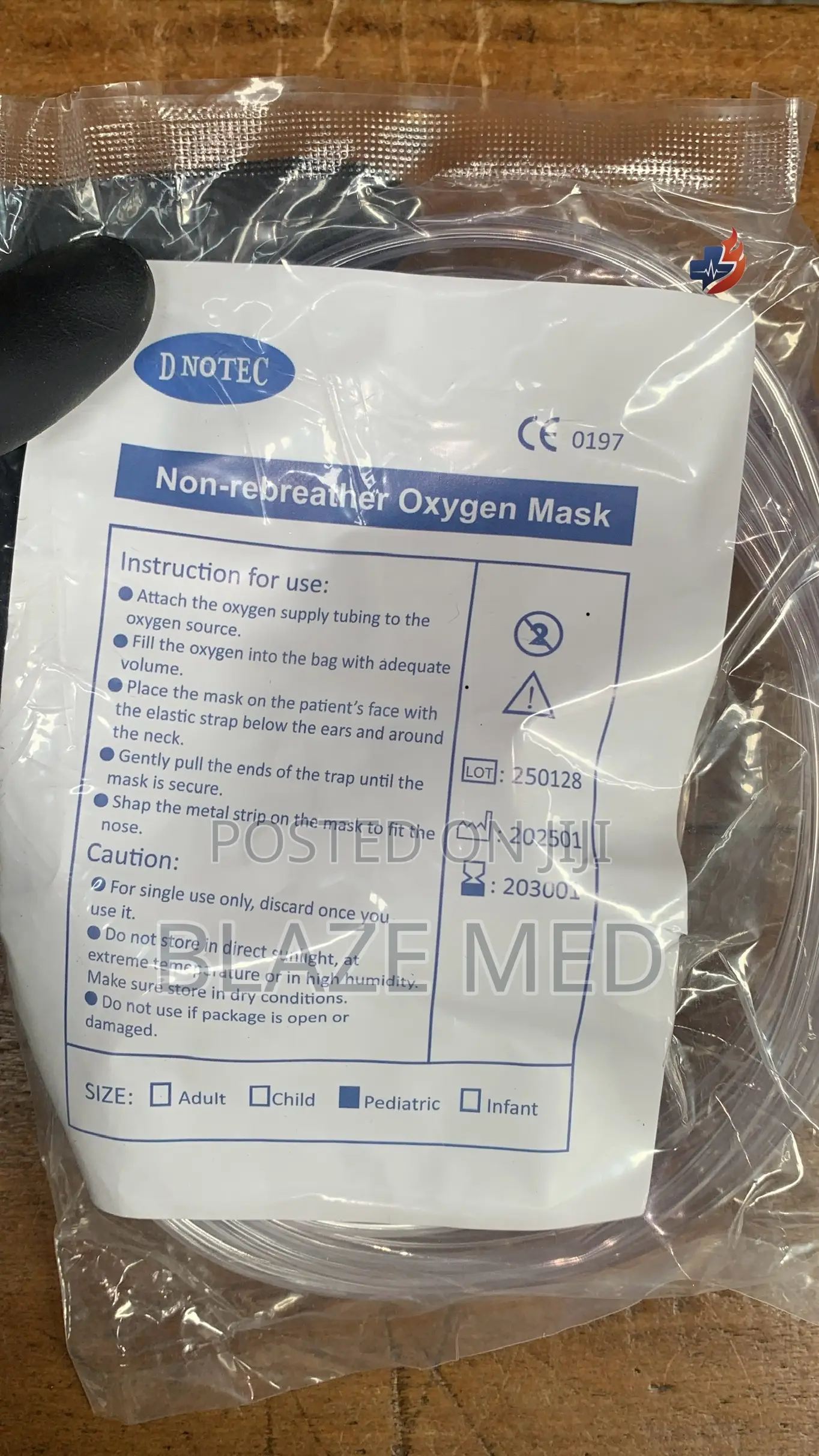 Non Rebreather Oxygen Mask