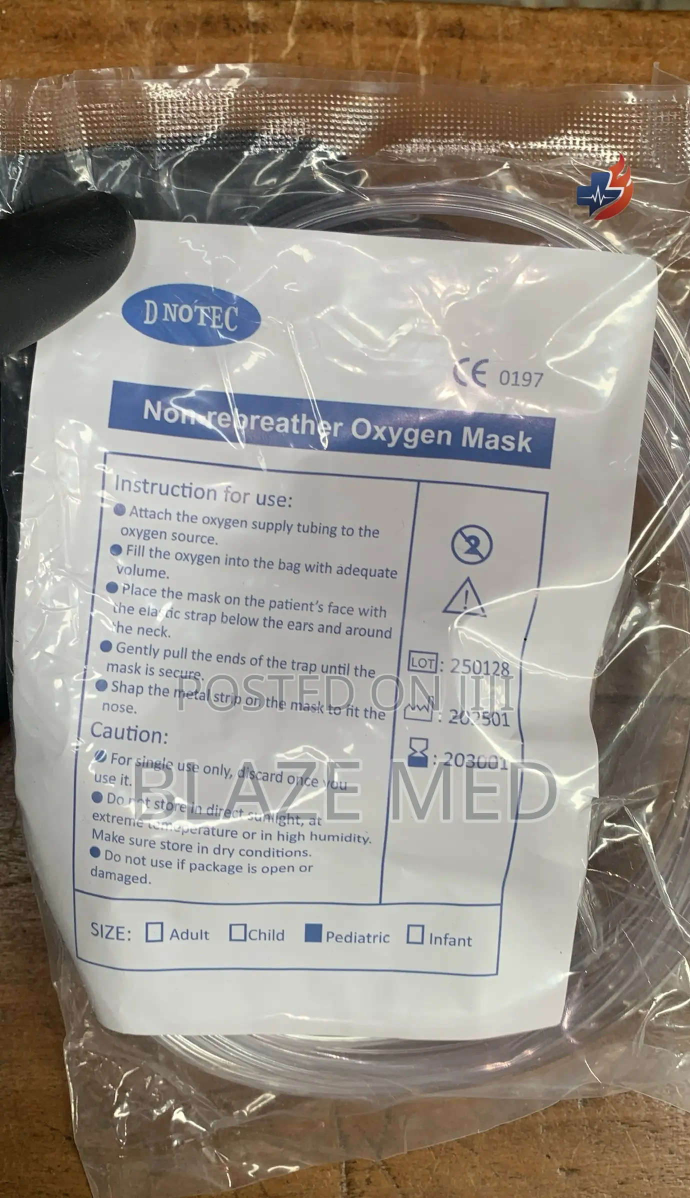 Non Rebreather Oxygen Mask