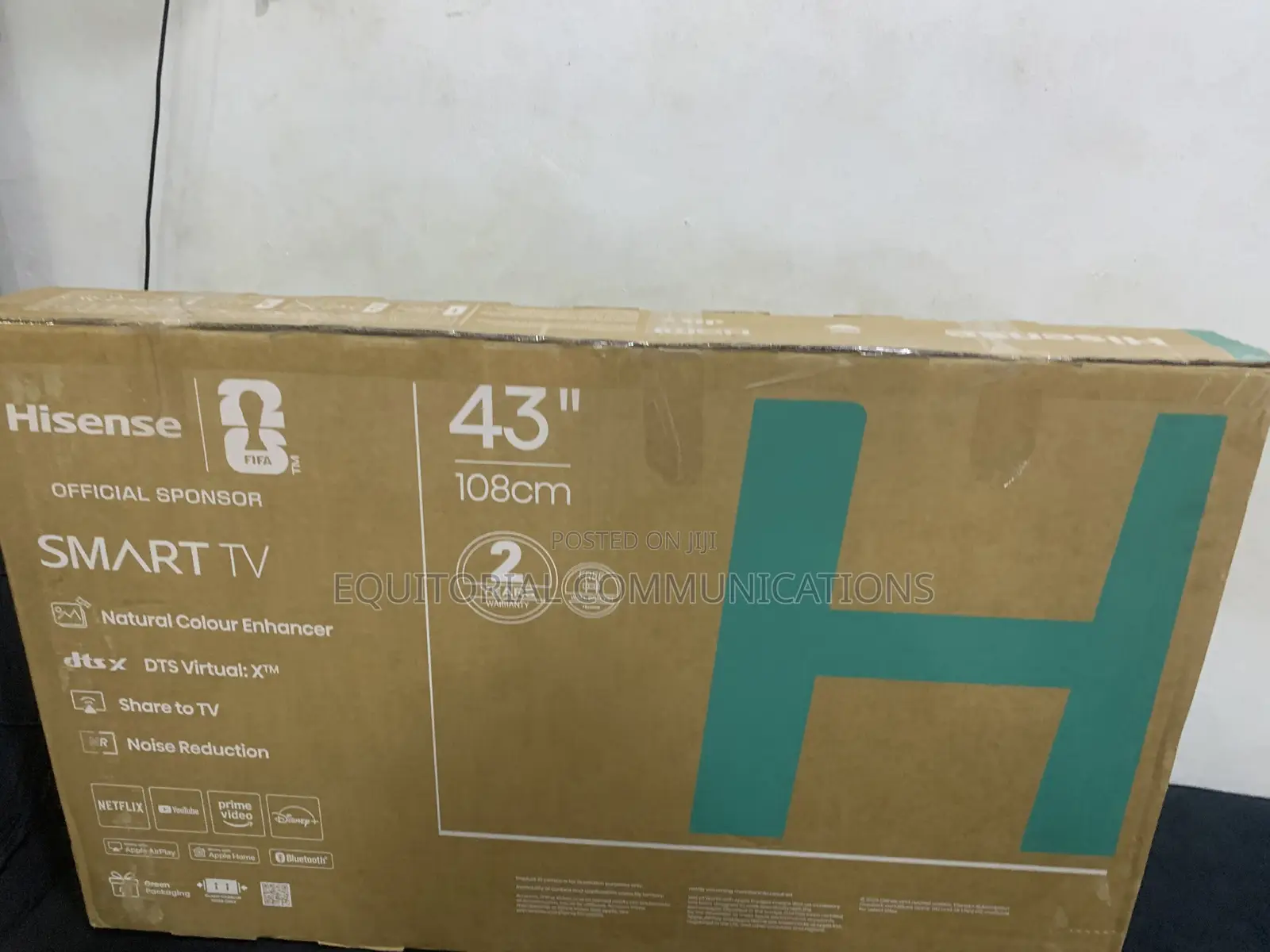 Hisense 43-Inch Smart TV With Vivid Colours and Dolby Audio