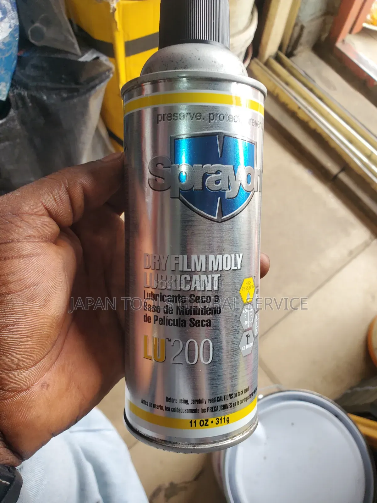 Sprayon Dry Filmmoly Lubricant LU 200
