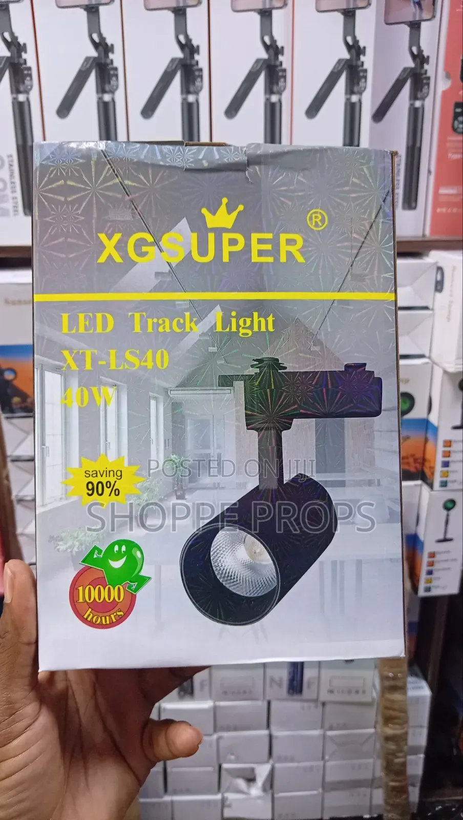 40watts Led Track Lights 3-in-1