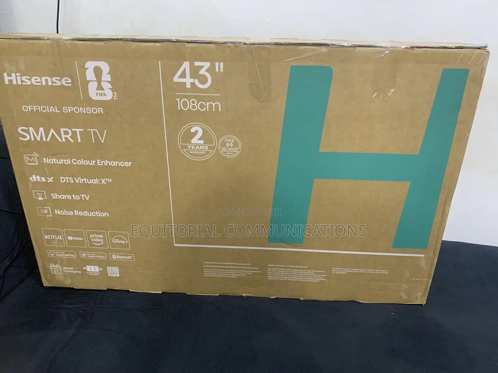 Hisense 43-Inch Smart TV – Stylish Design, Smart Performance