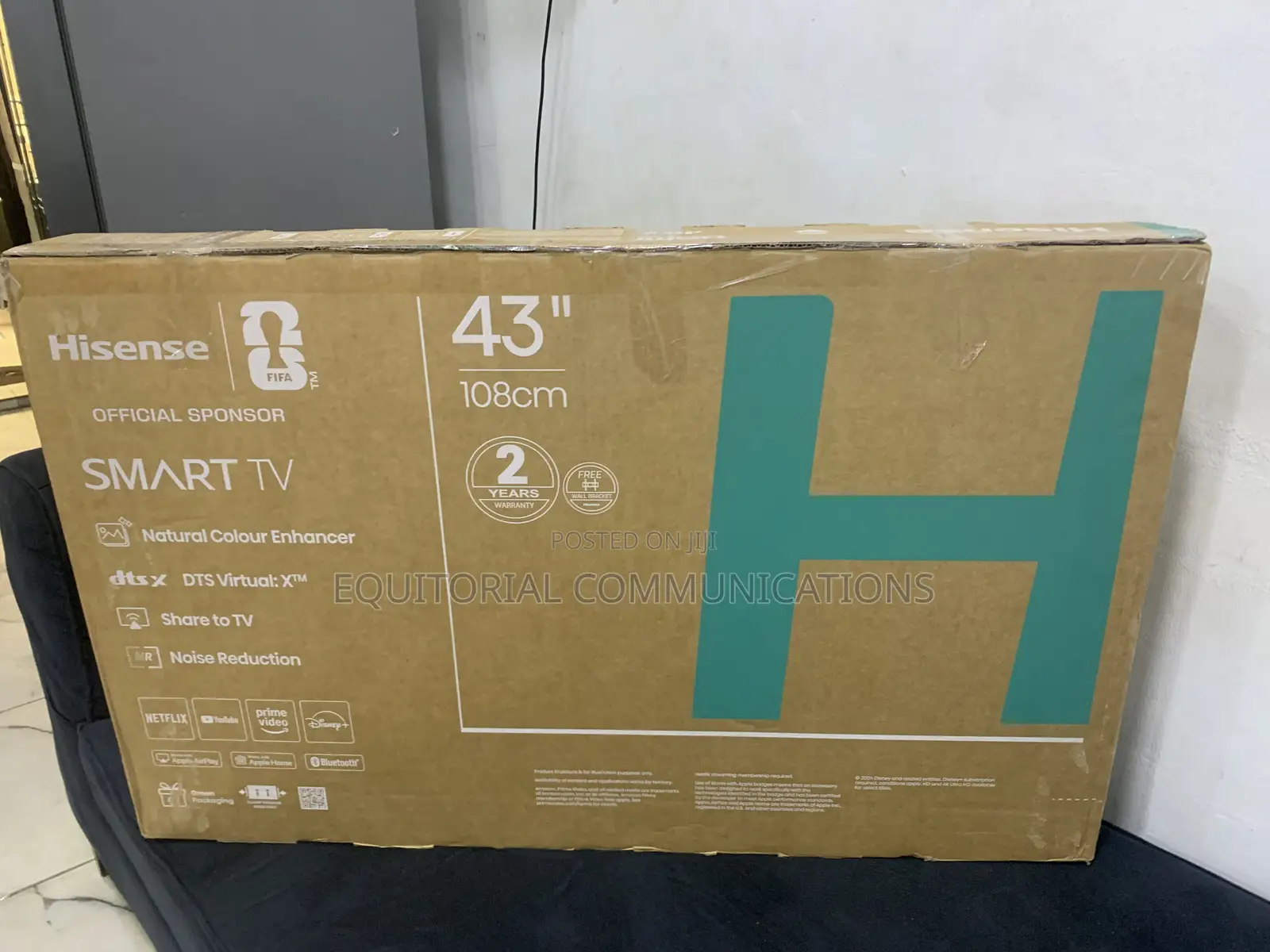 Hisense 43-Inch Smart TV With Fast Wi-Fi Connectivity