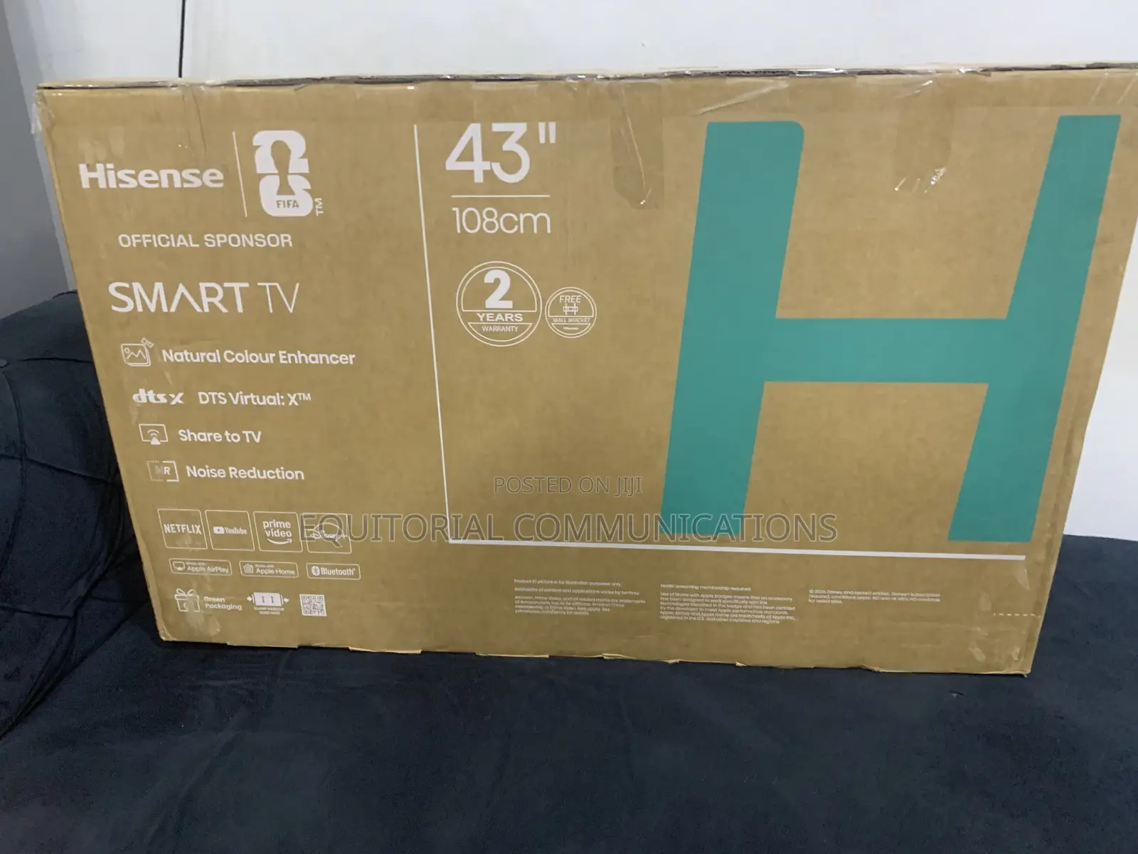 Hisense 43-Inch Smart TV With Fast Wi-Fi Connectivity