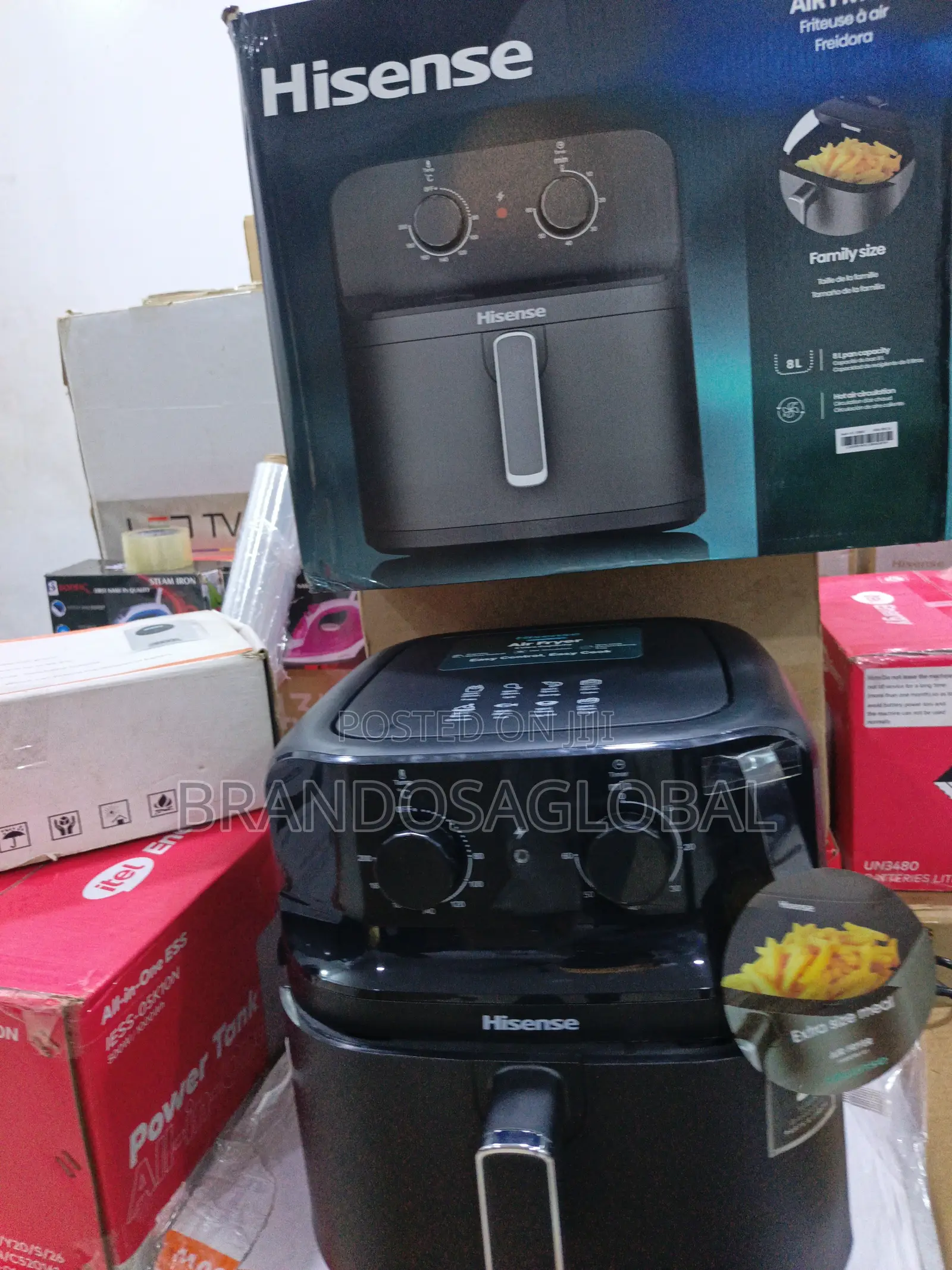 Hisense 8L Digital Air Fryer – Modern Countertop Cooker