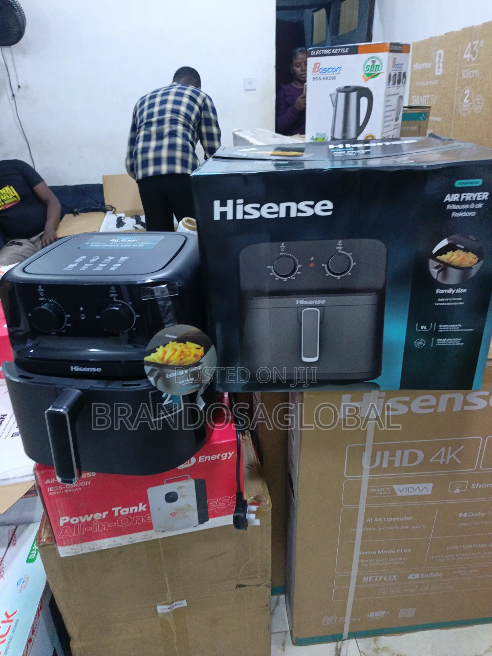 Hisense Air Fryer HO8AFBK1S1 – Premium Digital Fryer