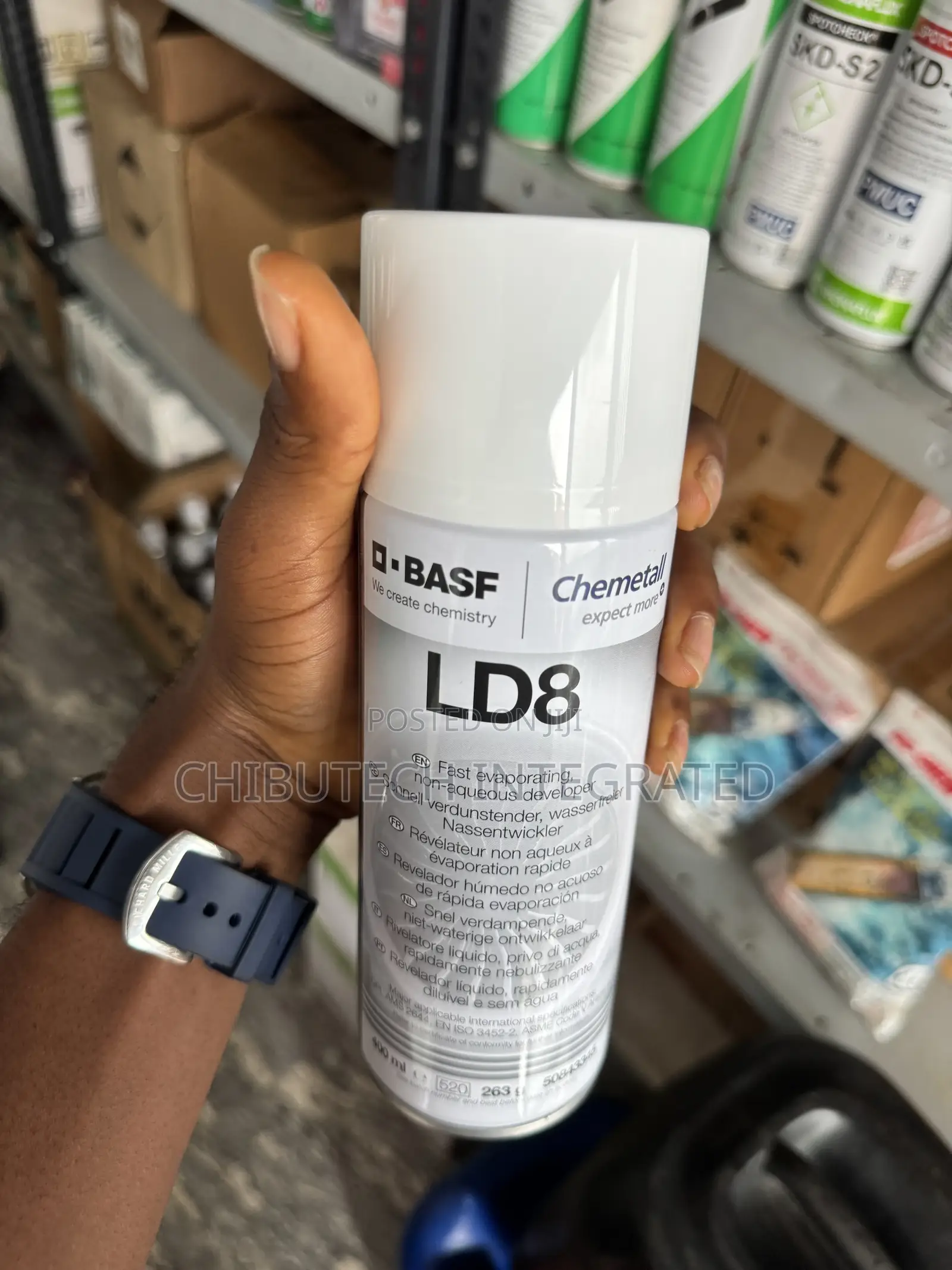 400ml Aerosol Canister of BASF Chemetall LD8