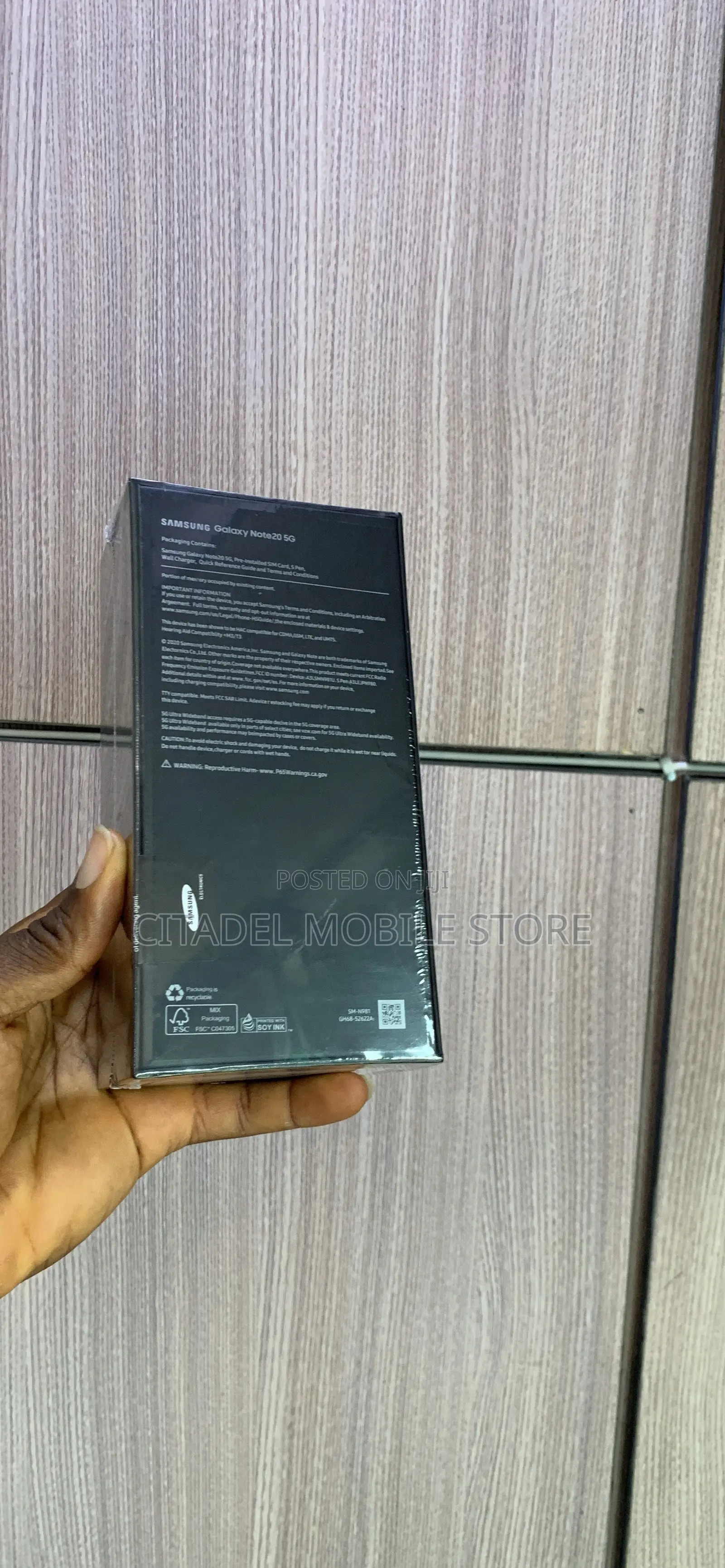 New Samsung Galaxy Note 20 5G 128 GB Black