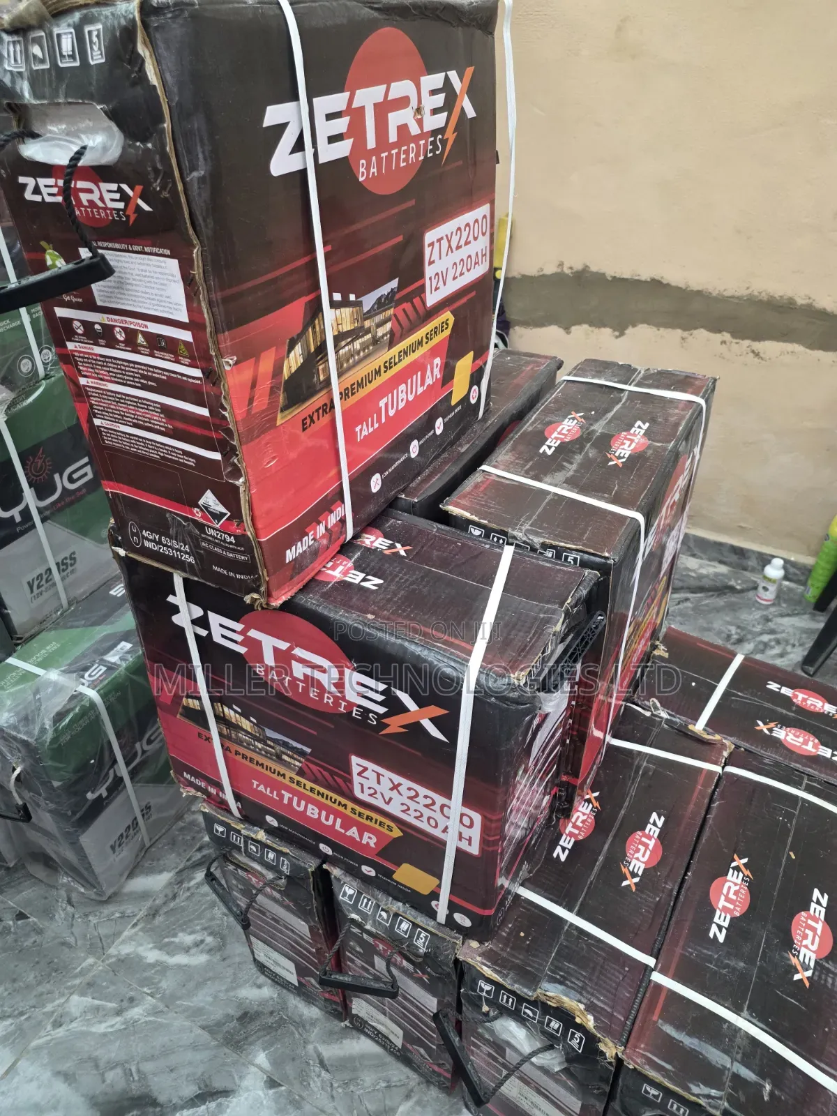 Zetrex Tubular Battery 220ah 12v Available at 586 Alaba
