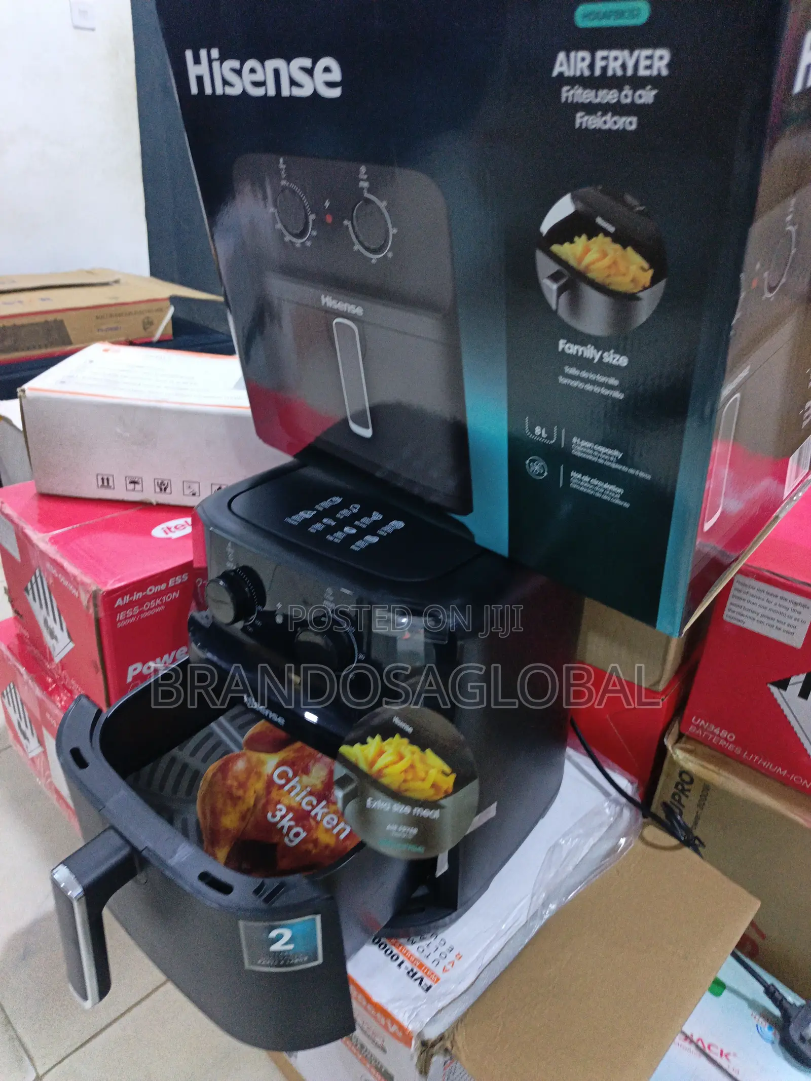 Hisense HO8AFBK1S1 – Stylish Family Air Fryer