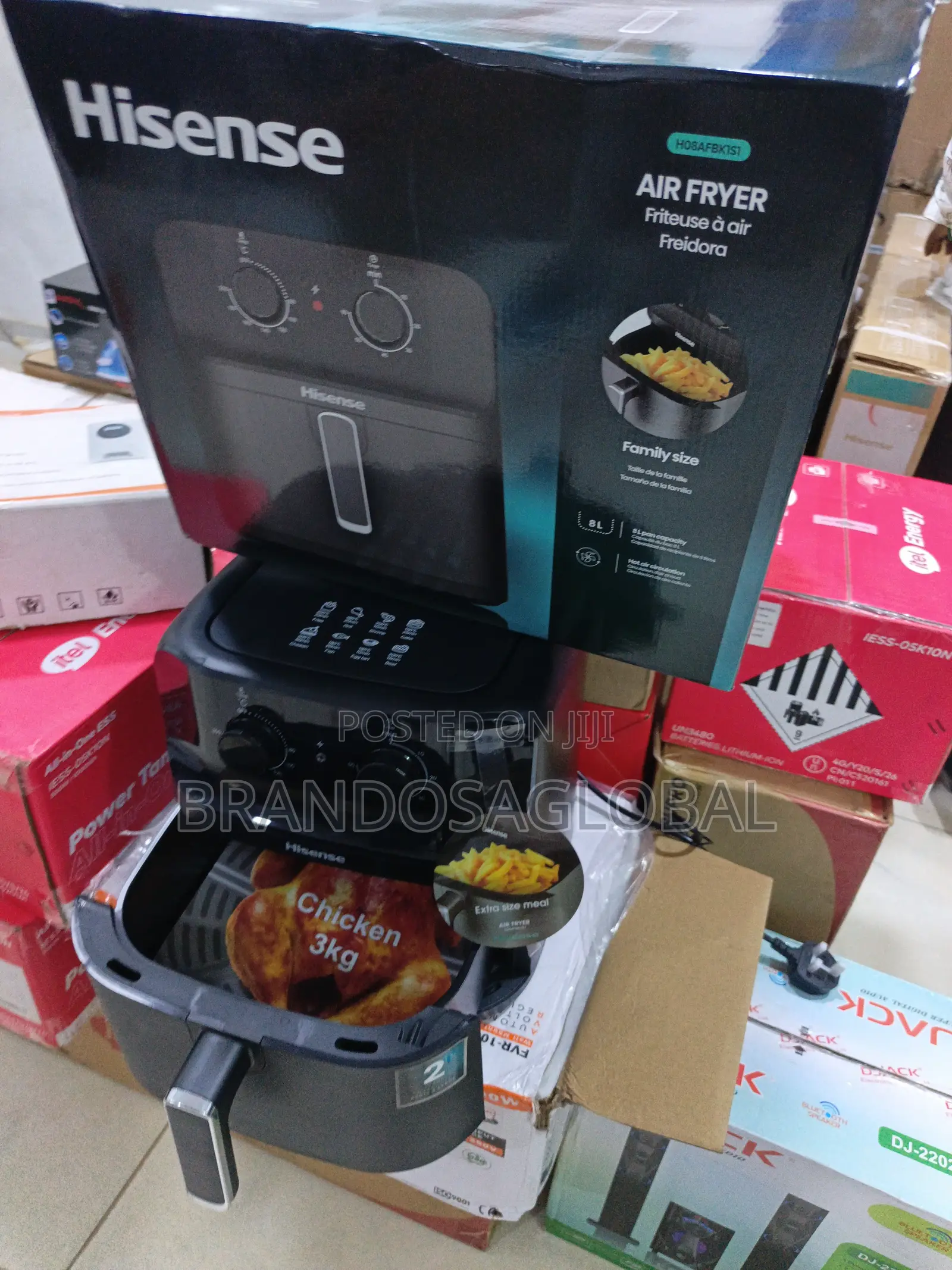 Hisense Air Fryer 8L – Powerful Digital Cooker