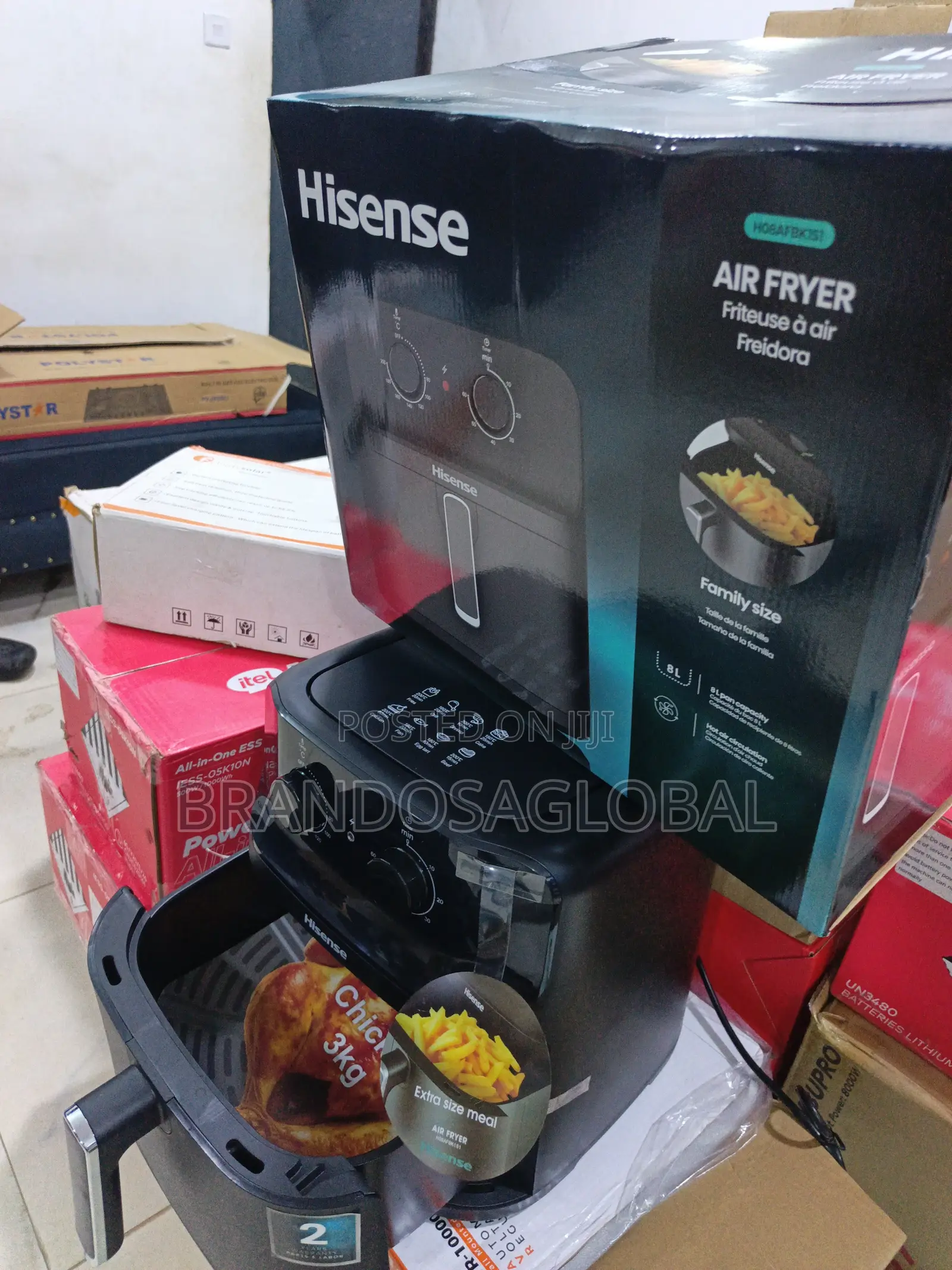 Hisense 8L Digital Air Fryer – Multi Cooking Appliance