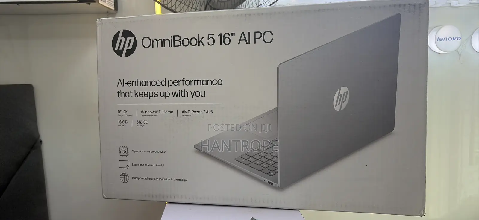 New Laptop HP OmniBook 5 16" 16GB AMD Ryzen 5 SSD 512GB