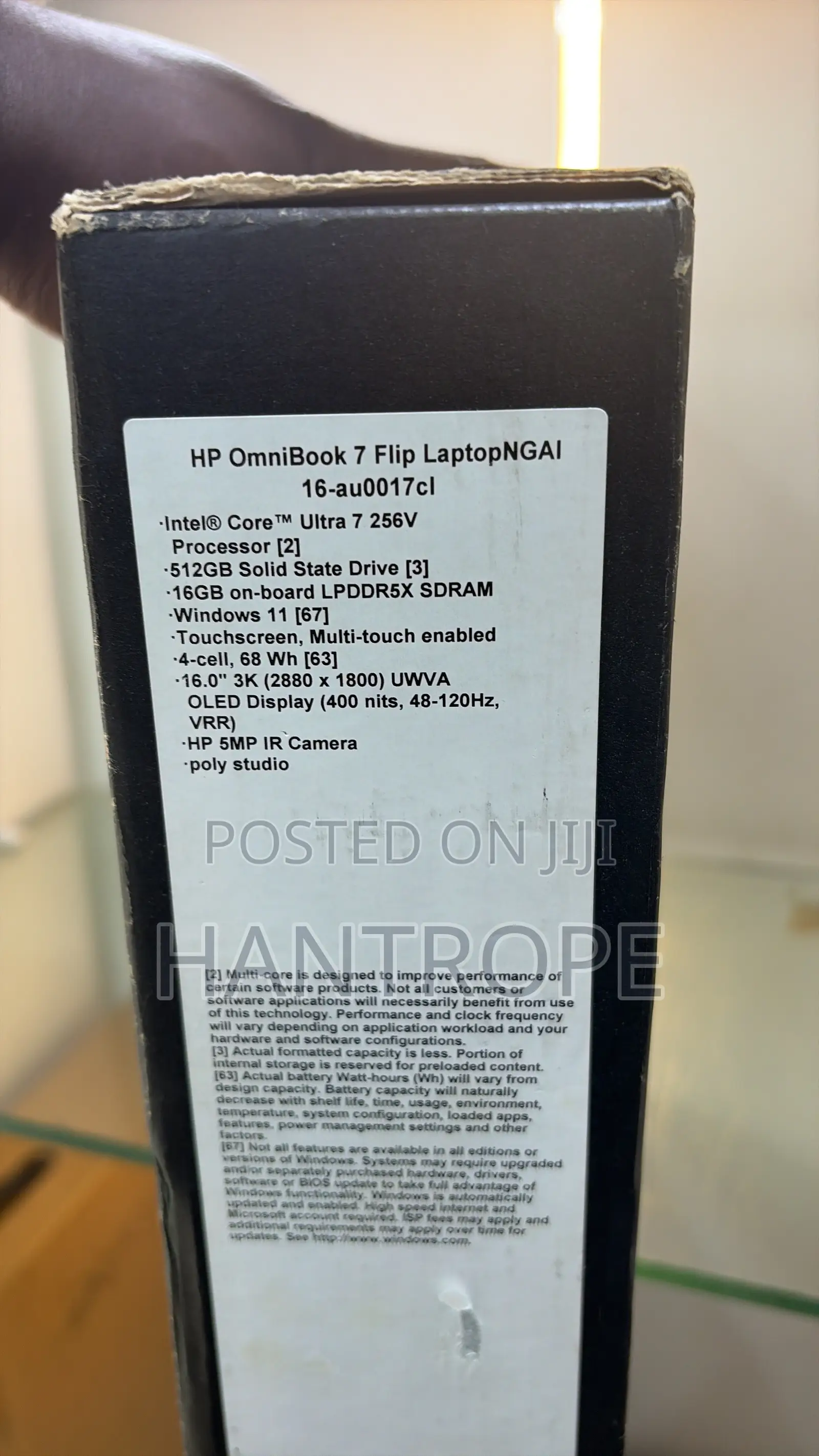 New Laptop HP OmniBook 7 16" 16GB Intel Core Ultra 7 SSD 512GB