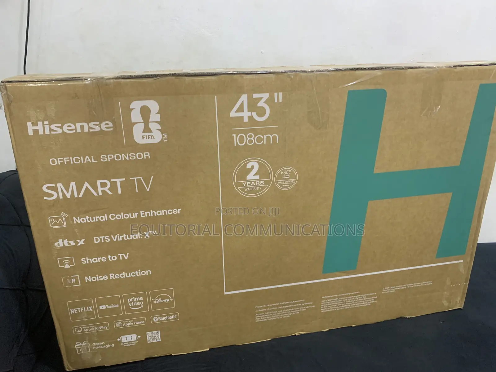Hisense 43-Inch Smart TV – Stunning Colours and Sharp Contrast