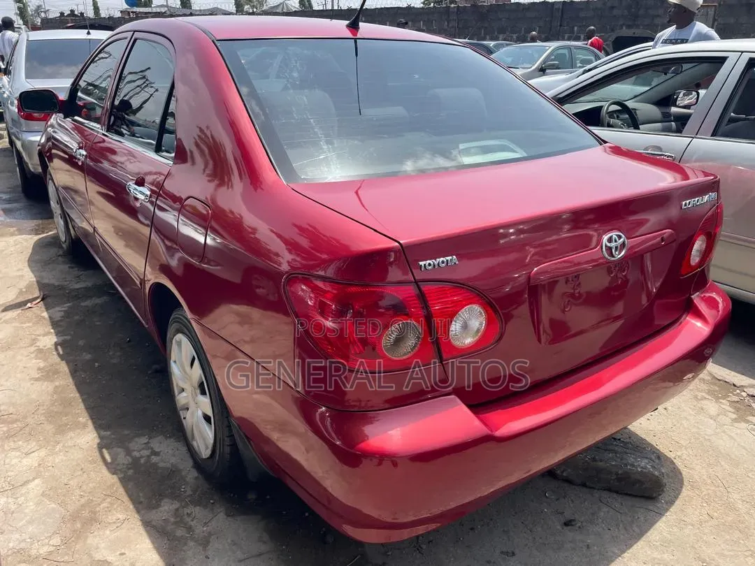 Toyota Corolla 2007 Maroon