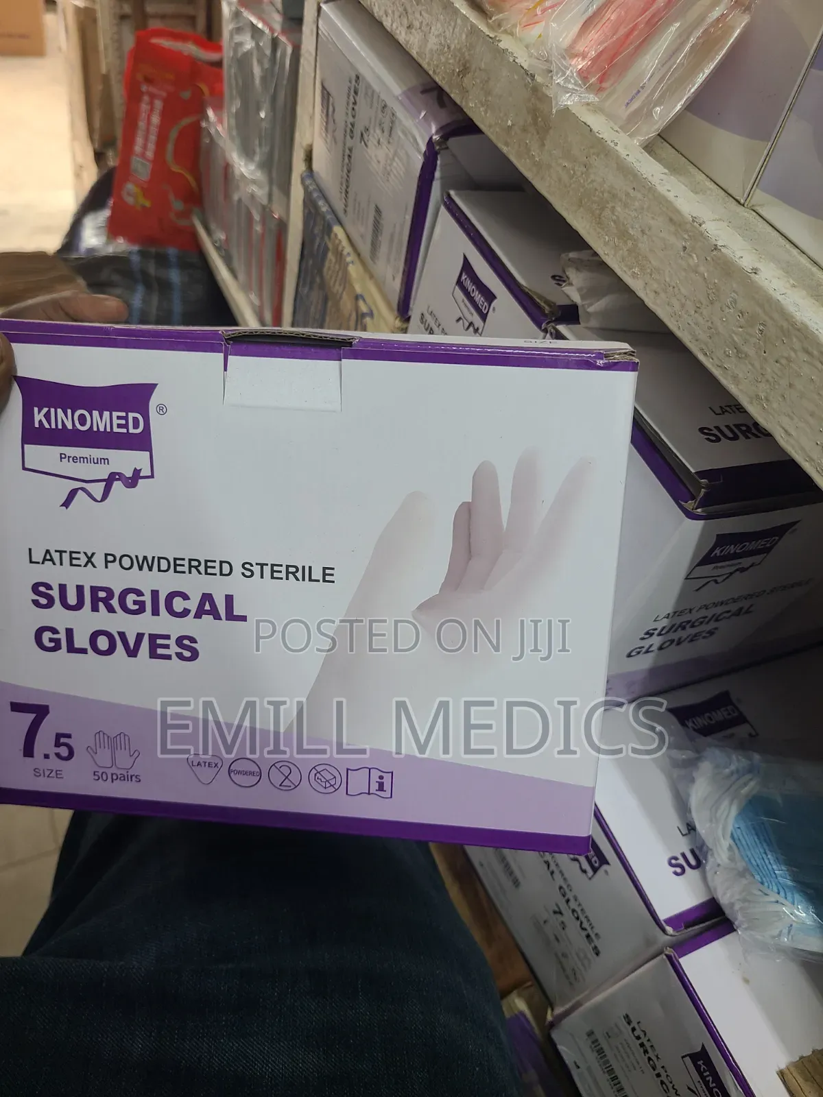 Latex Powdered SURGICAL GLOVES 7.5