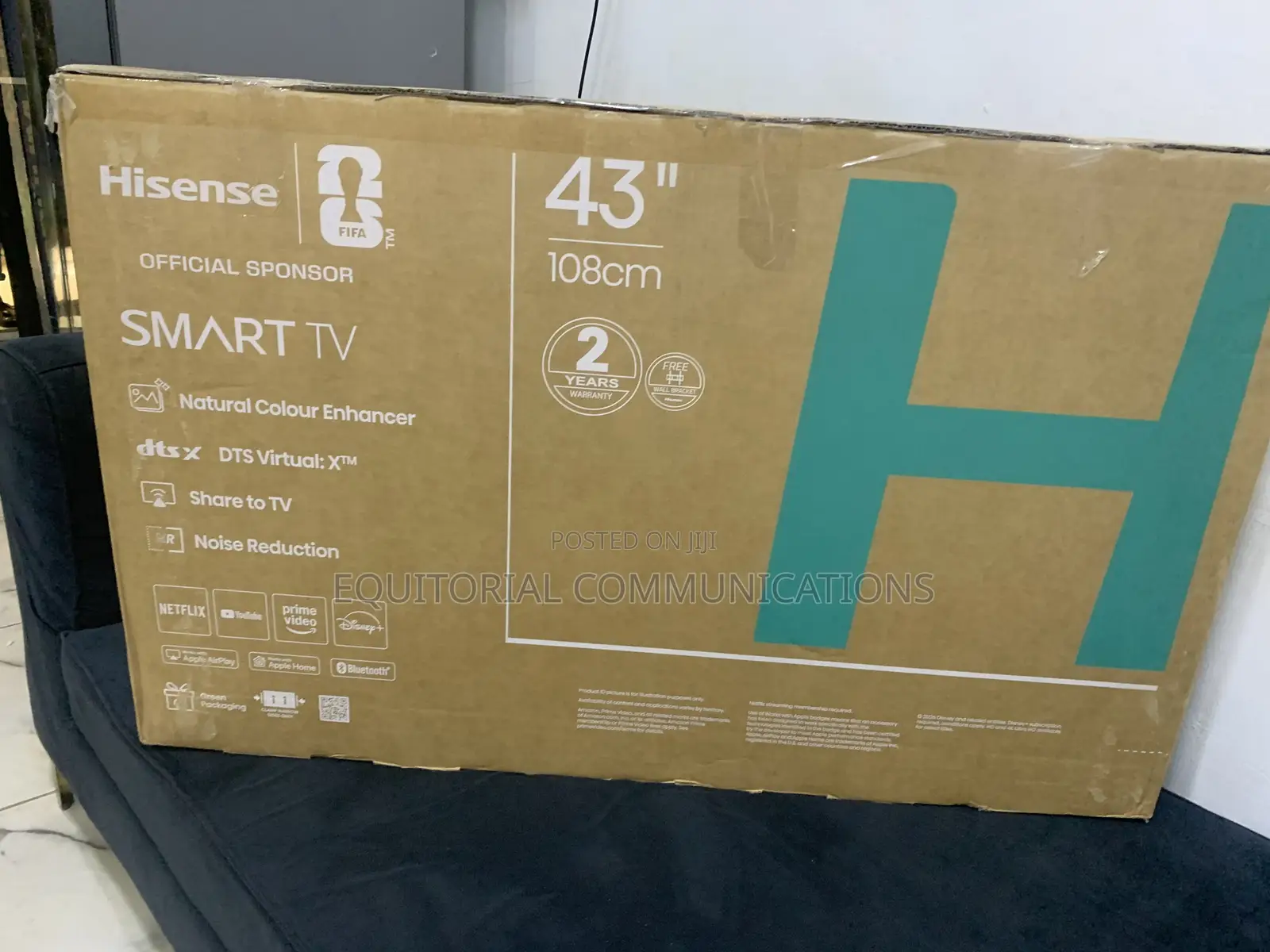 Hisense 43-Inch Smart TV – Clear Images and Smart Convenience