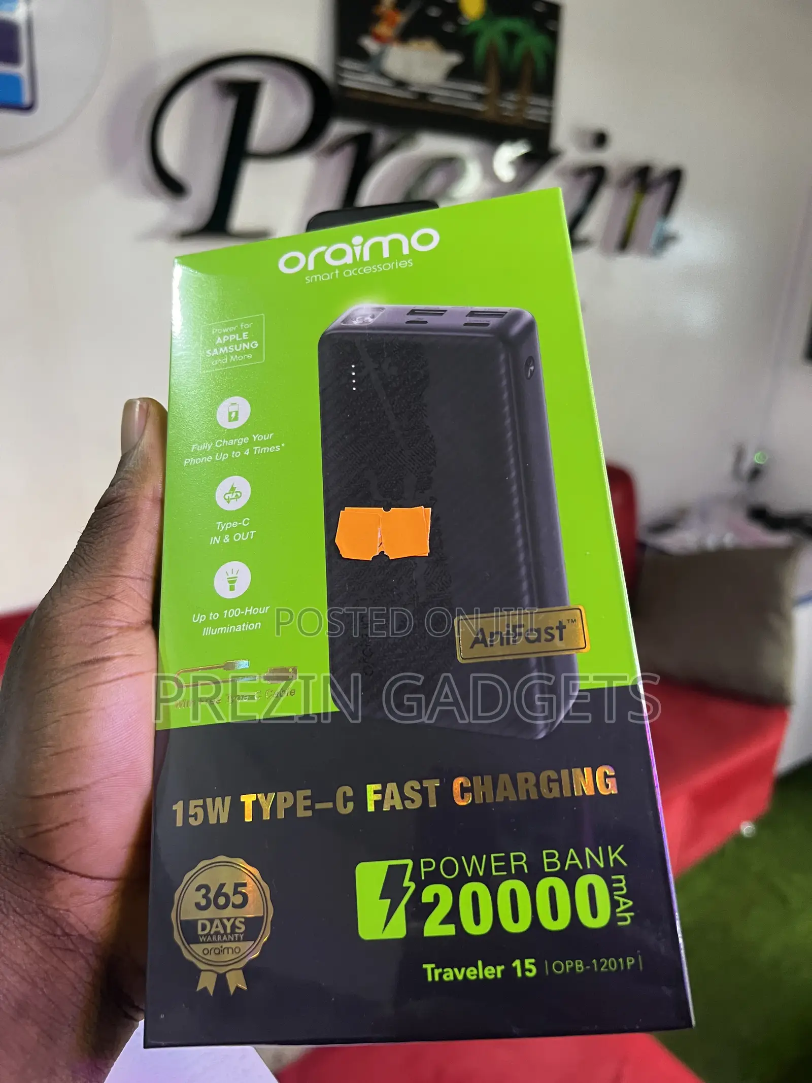 Oraimo 20,000mah Power Bank