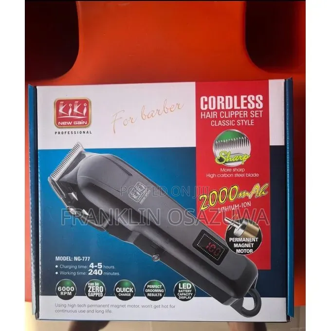 KIKI New Gain Professional Cordless Hair Clipper NG-888E