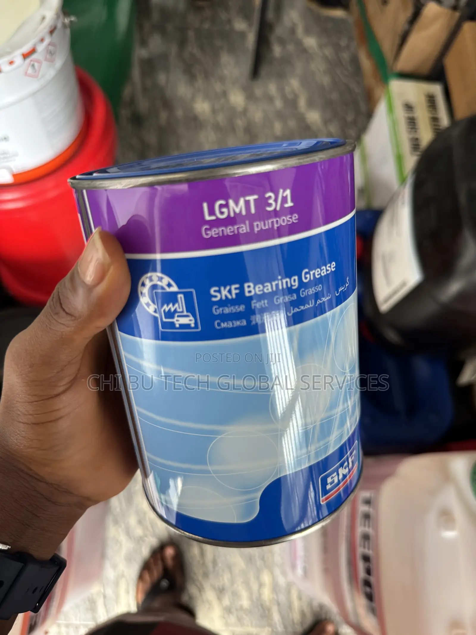 1 Kg Tin of SKF LGMT 3/1 General-Purpose Bearing Grease