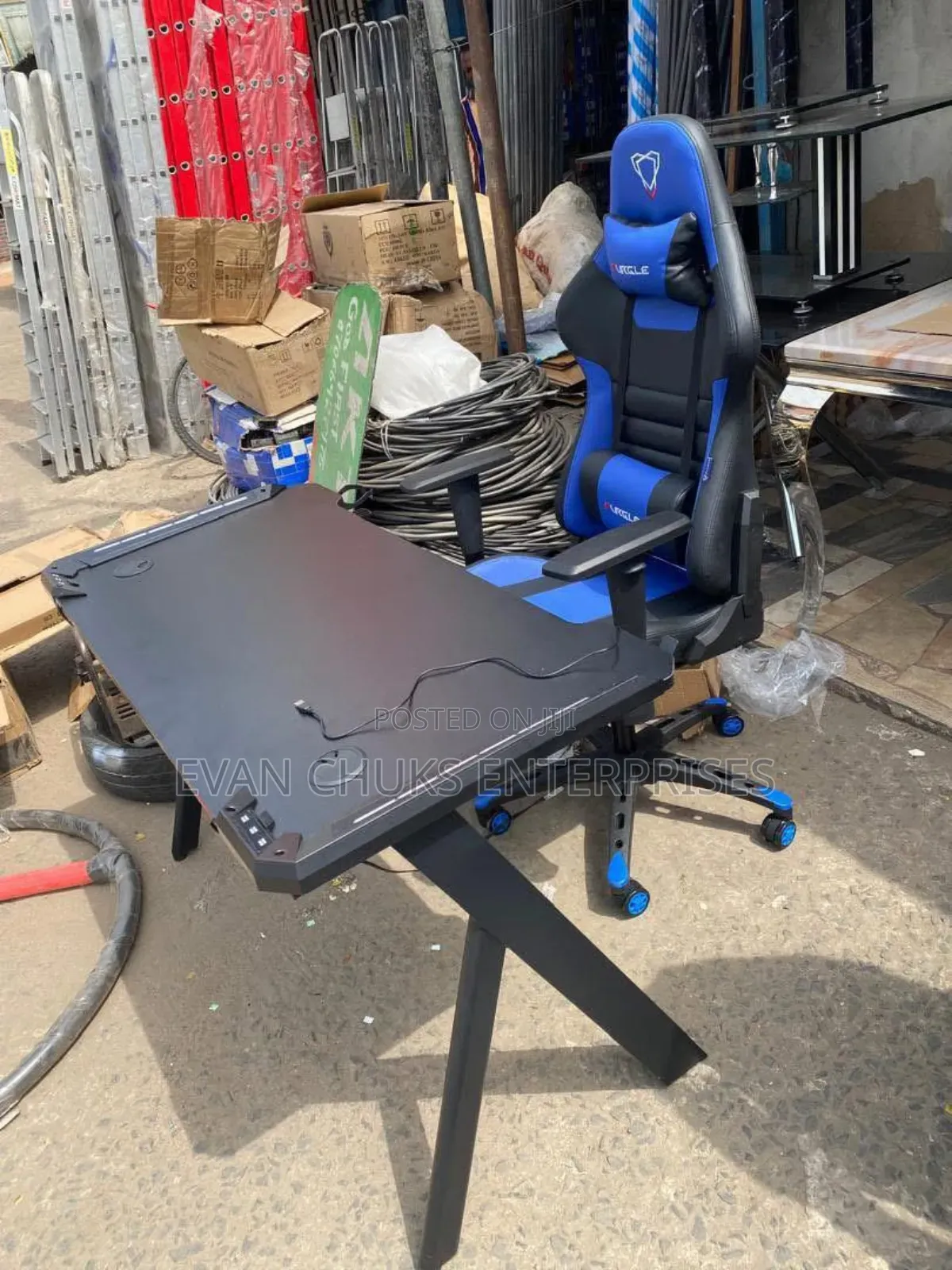 Gaming Chair and Table