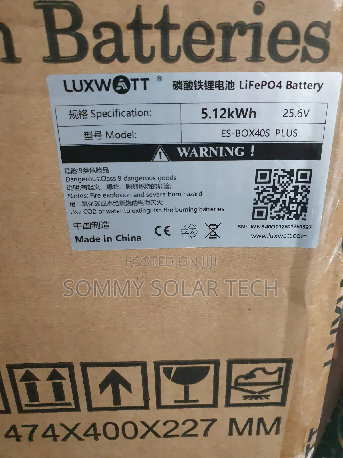 Luxwatt Lithium Ion Battery 5kwh 24v