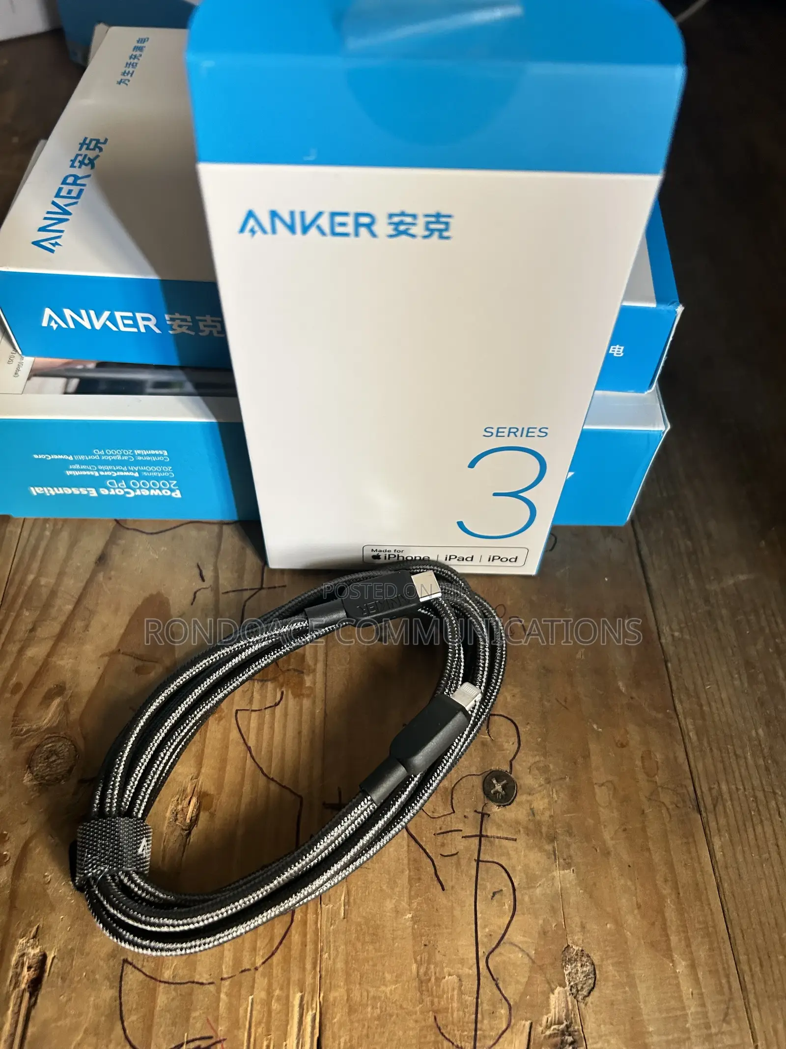 1.8M Anker 100W Type-C to Lightning Cable