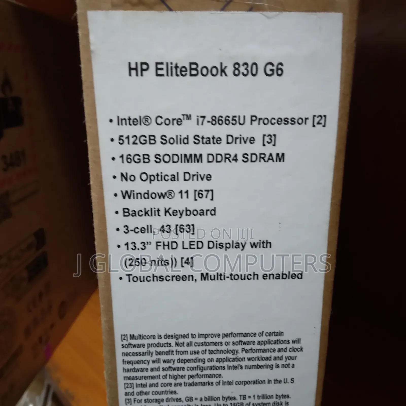New Laptop HP EliteBook 840 G6 16GB Intel Core i5 SSD 512GB