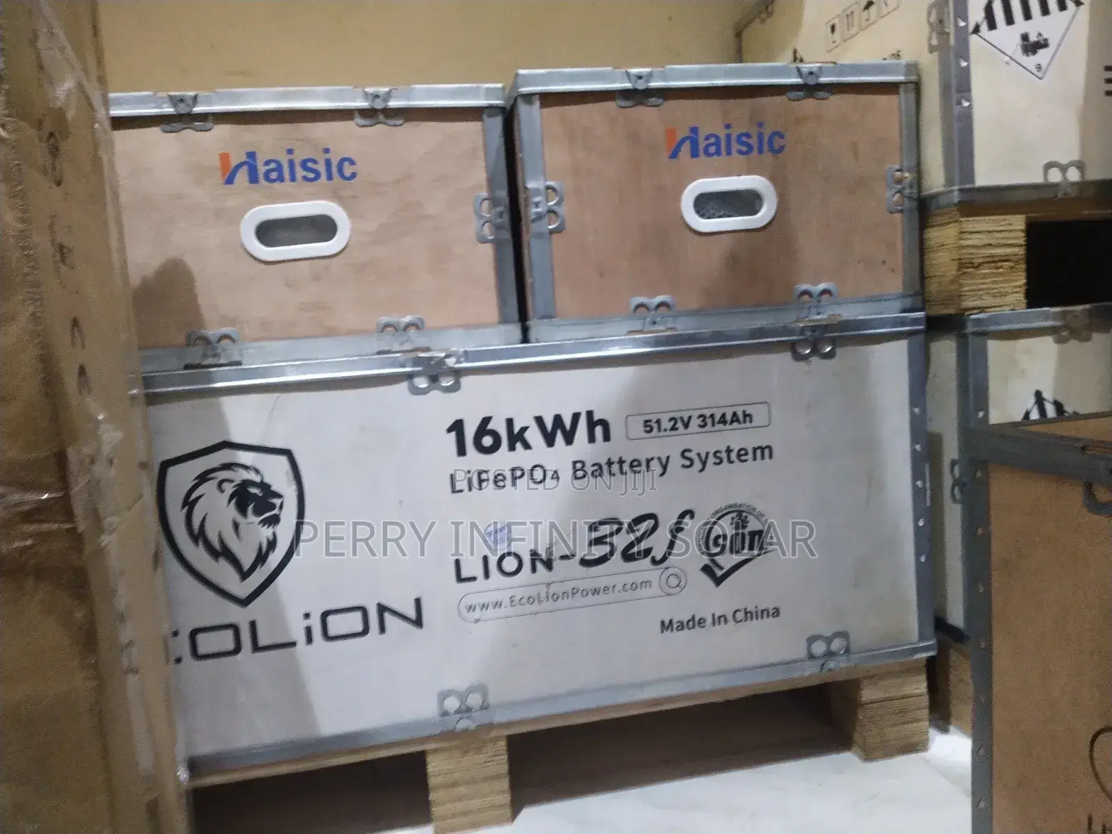 ECOLION 16kWh LiFePO4 Lithium Battery