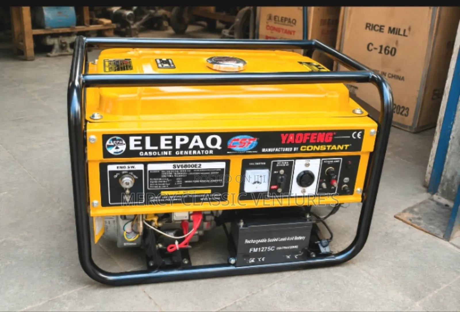 Elepaq SV6800E2 4.5KVA Key Start Petrol Generator – Reliable Power