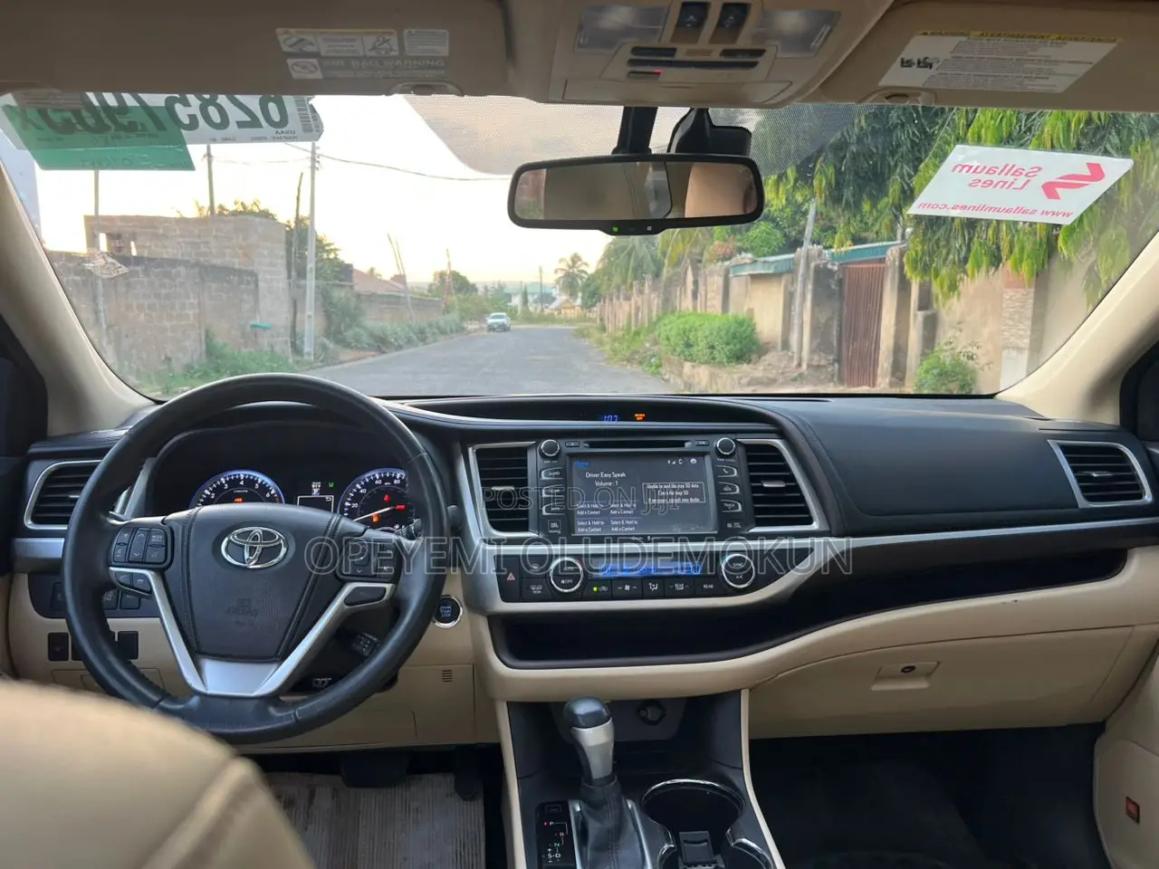 Toyota Highlander Limited Platinum 4dr SUV (3.5L 6cyl 6A) 2014 Blue