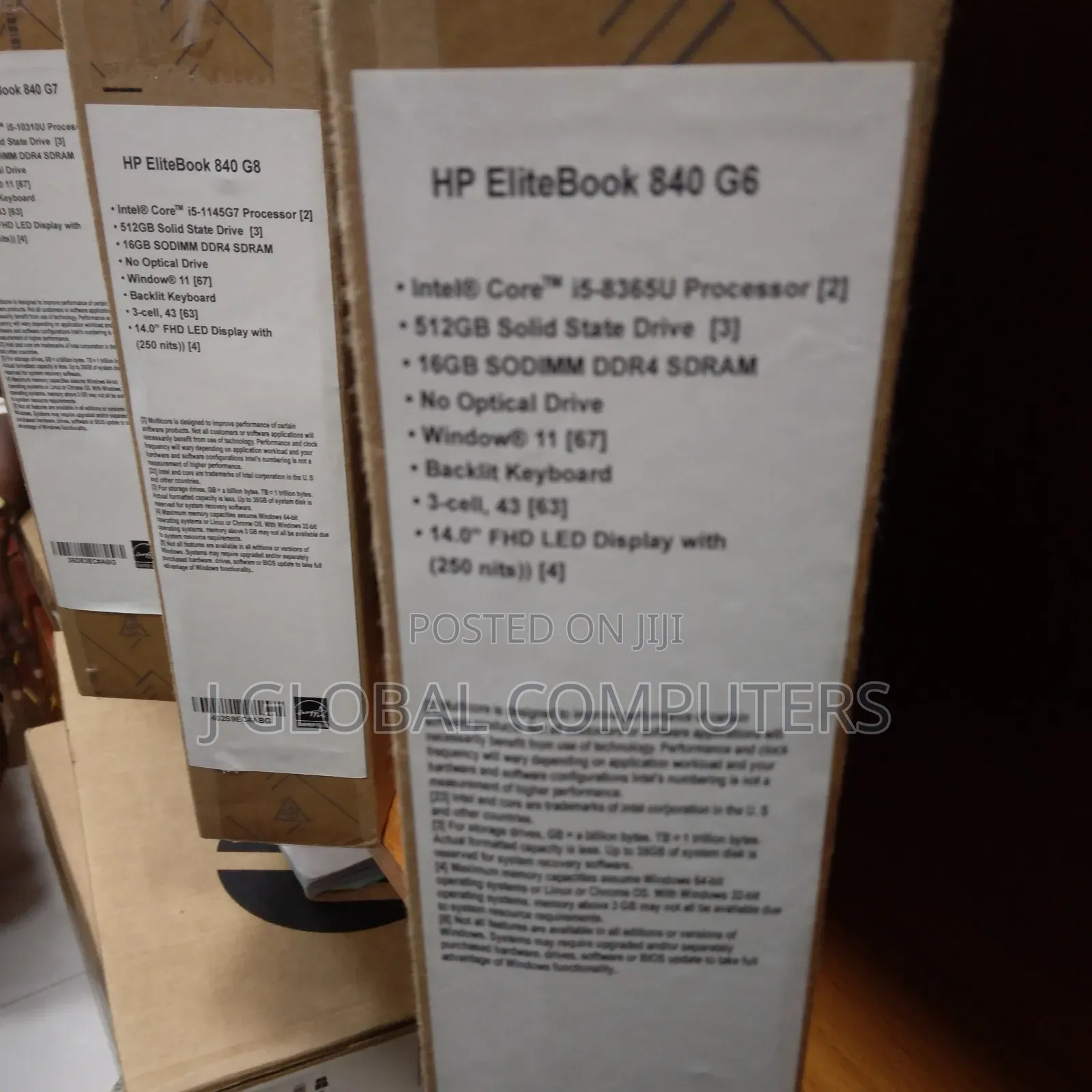 New Laptop HP EliteBook 840 G8 16GB Intel Core i5 SSD 512GB