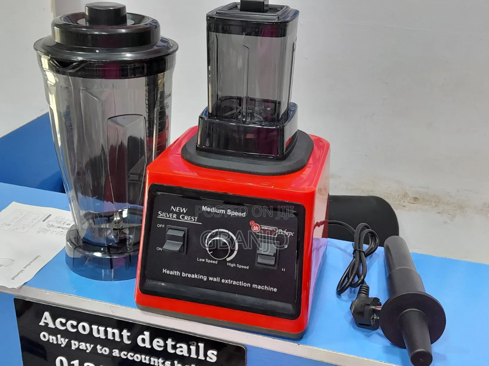 New Silver Crest Blender