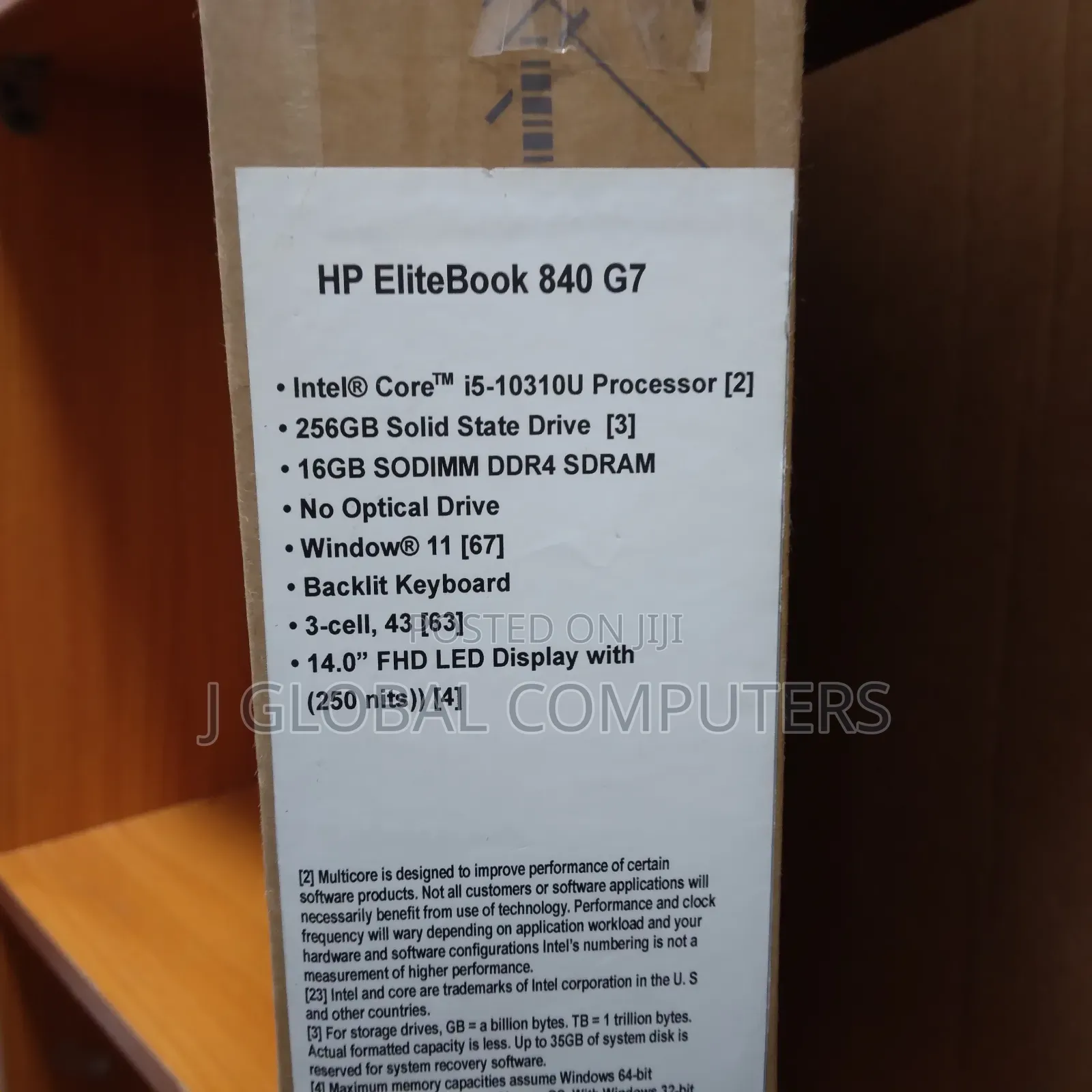New Laptop HP EliteBook 840 G7 16GB Intel Core i5 SSD 256GB