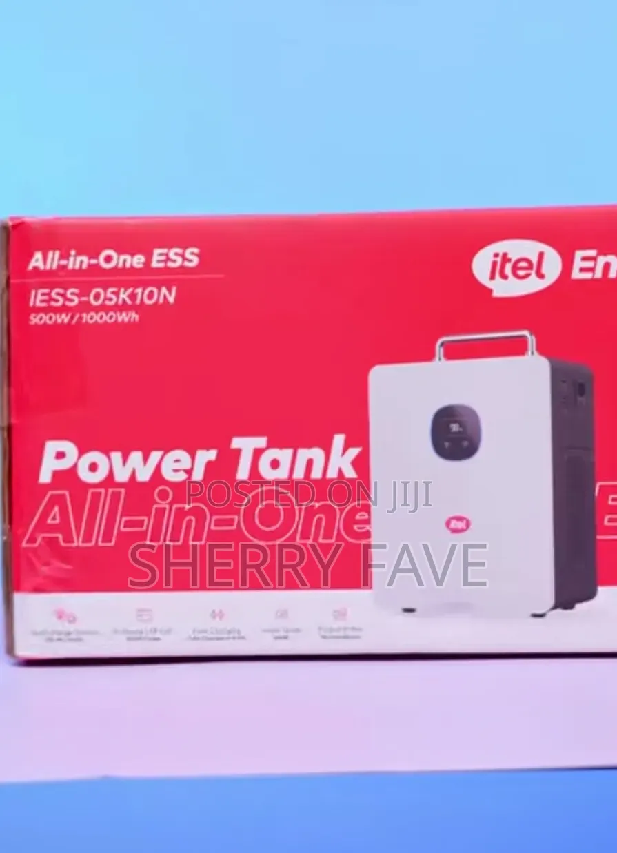 Itel AIO Power Tank 500W+1000Wh Power Station With 410W Solar Panel