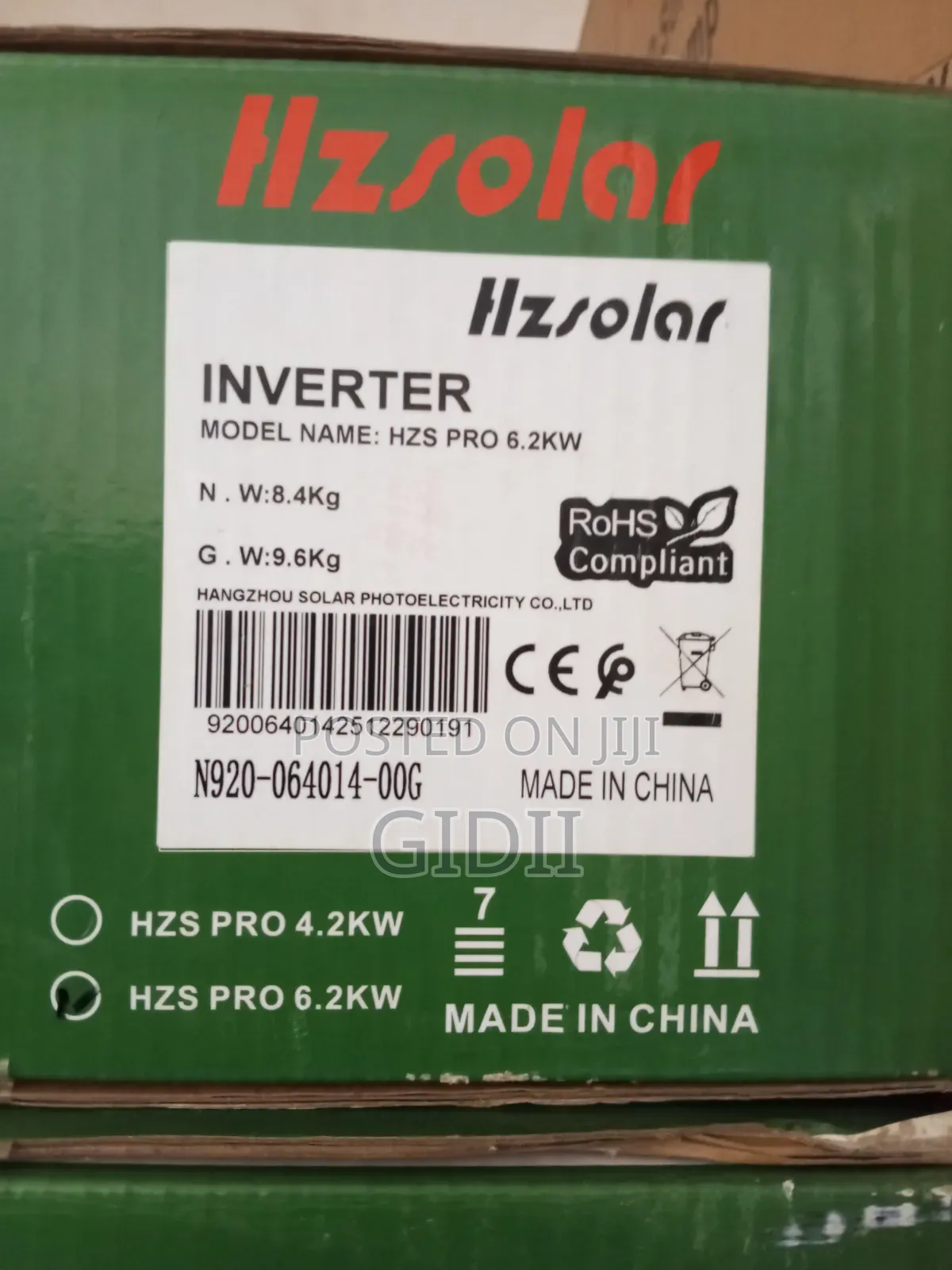 Hz Solar 6.2kva Hybrid Inverter