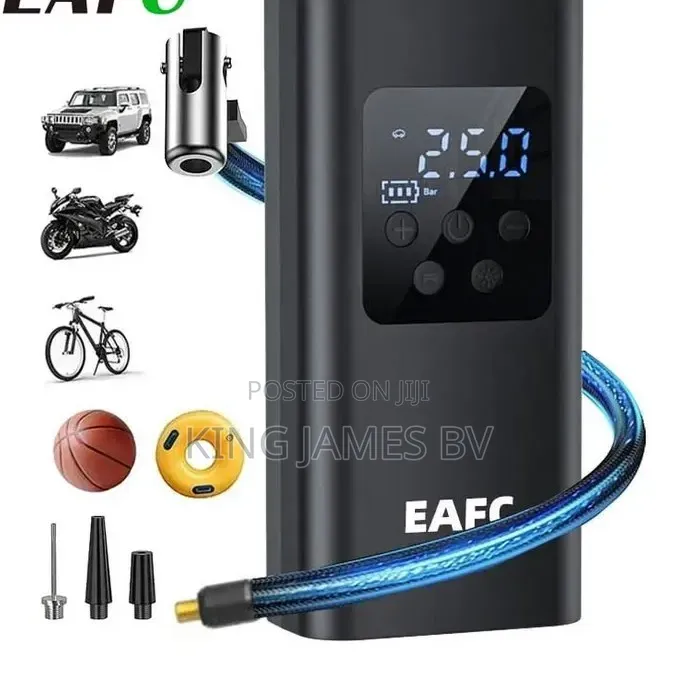 Wireless Digital Tyre Inflator – Portable Vehicle Maintenance Tool