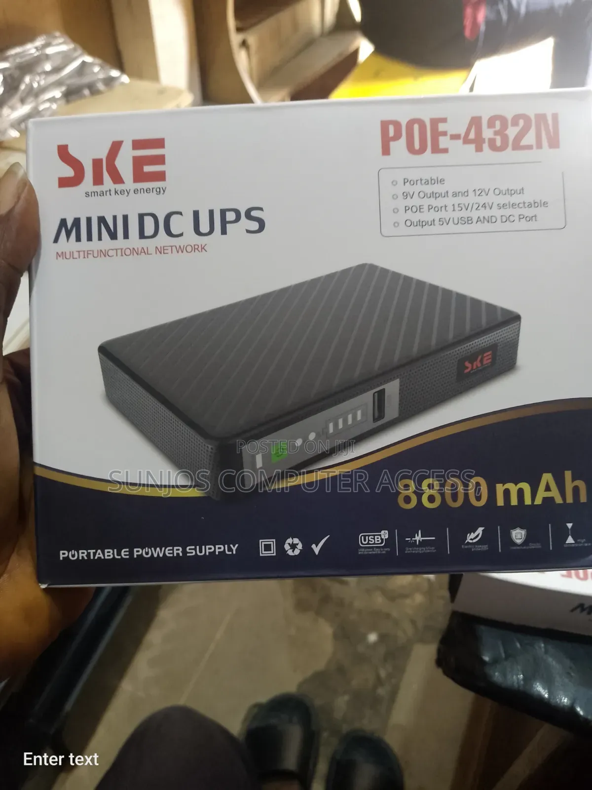 Ske Mini Dc Ups Router Power Bank 8800 Mah