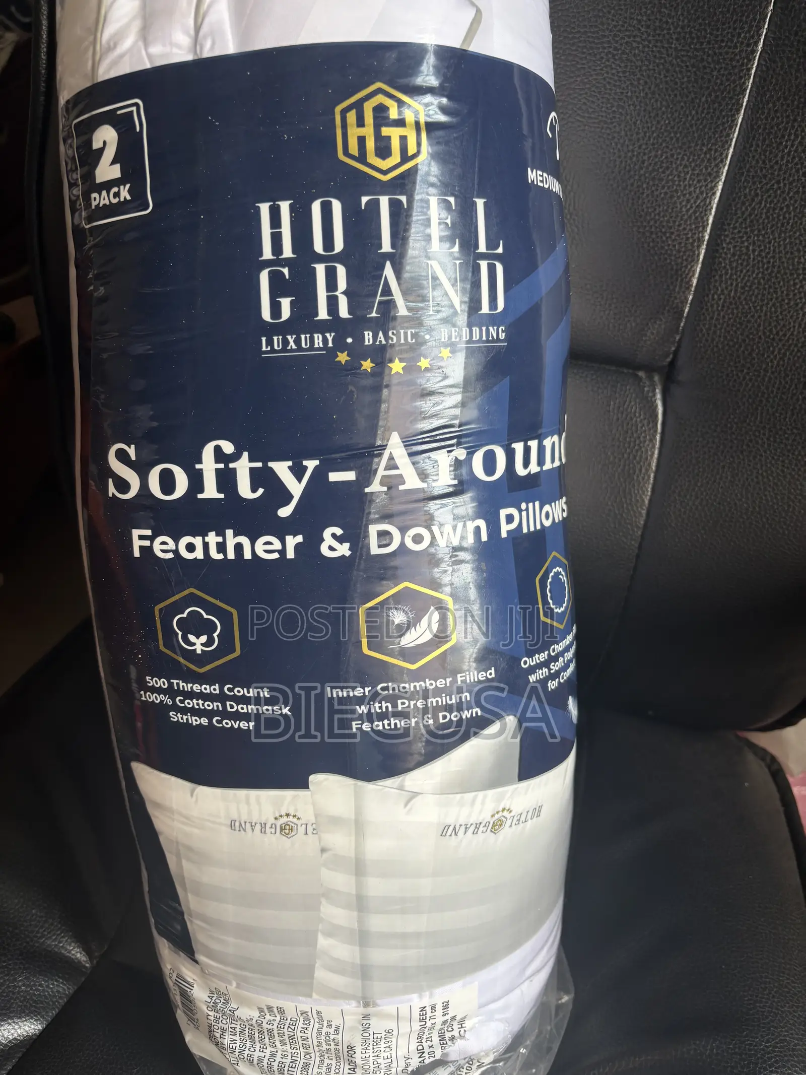 2 in 1 Luxury Foreign Feather Pillow
