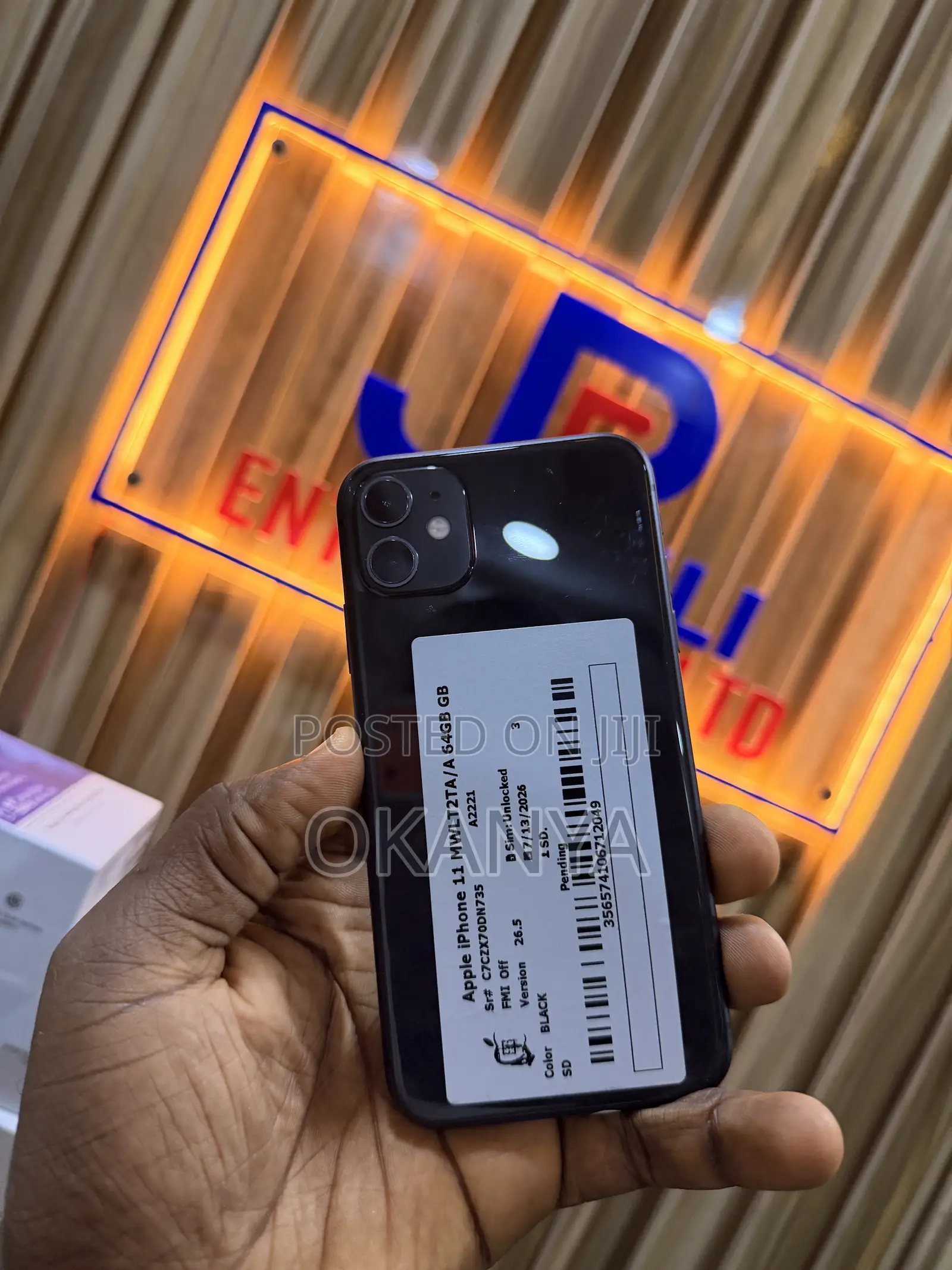 Apple iPhone 11 64 GB Black