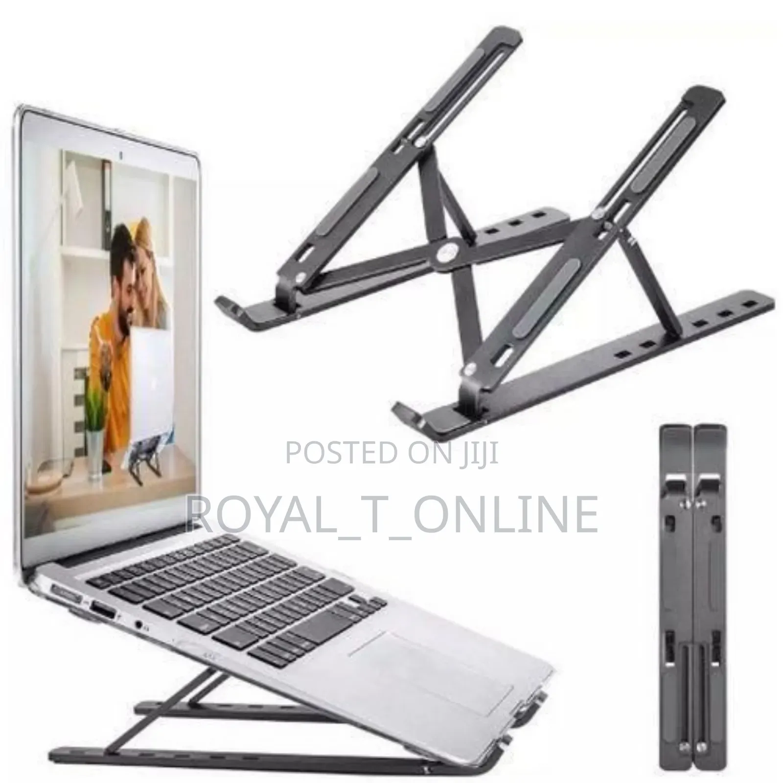 Laptop Stand in Abuja. Foldable Steel Laptop Stand