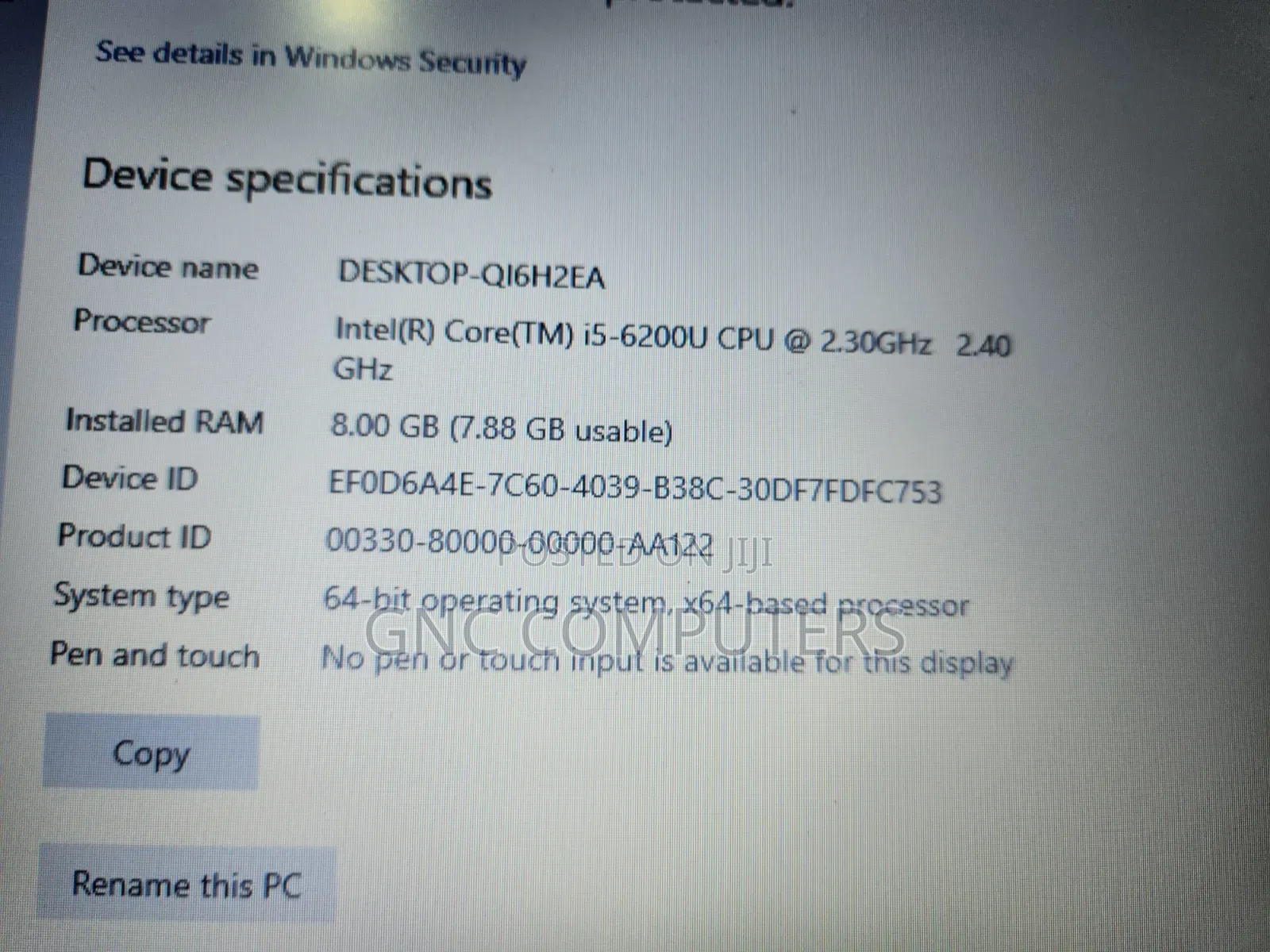 Laptop HP 650 G2 8GB Intel Core i5 SSD 256GB